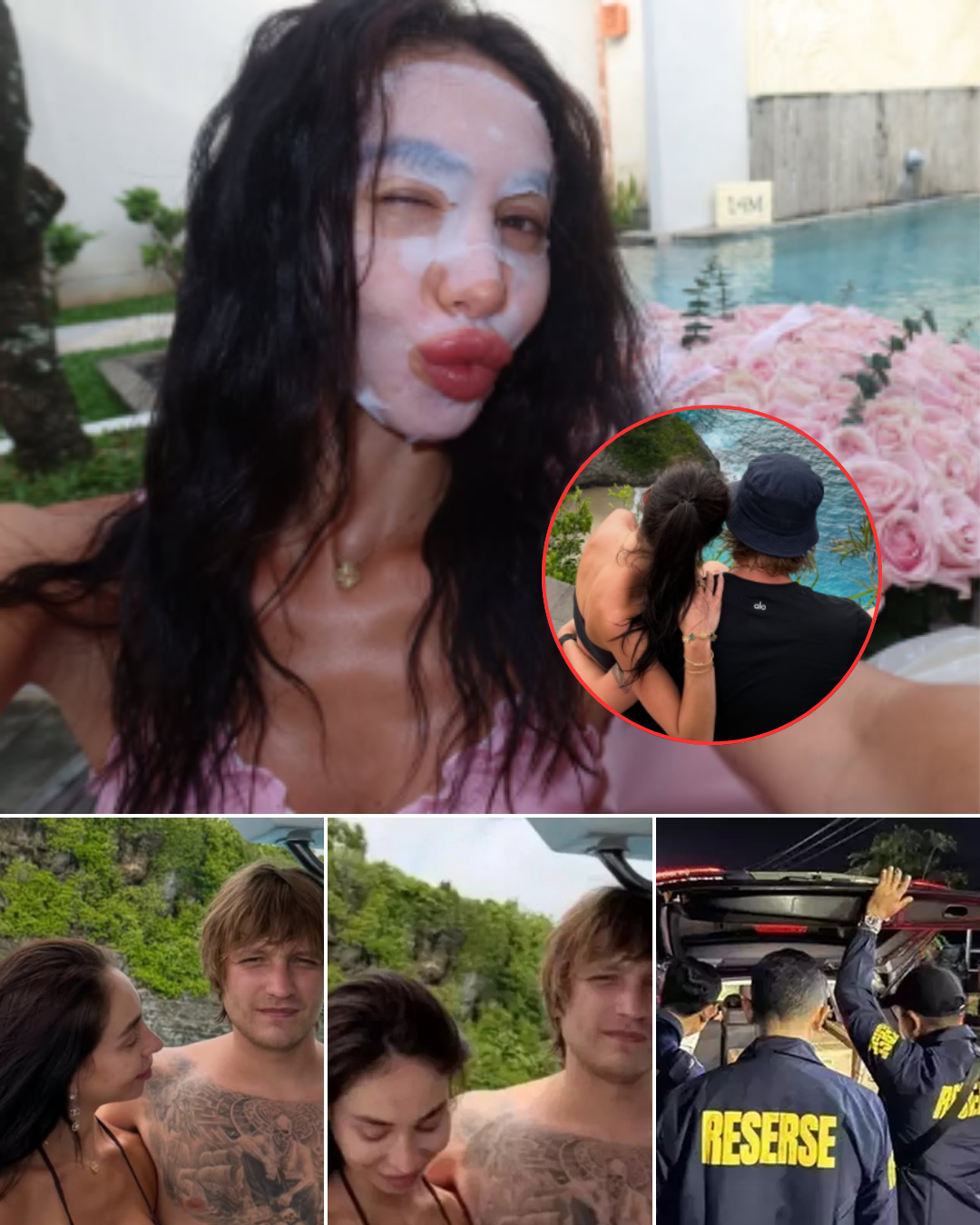EERIE DISCOVERY: Investigators believe Igor Komarov’s girlfriend may be linked to the Bali case after a revealing detail on her hand was noticed