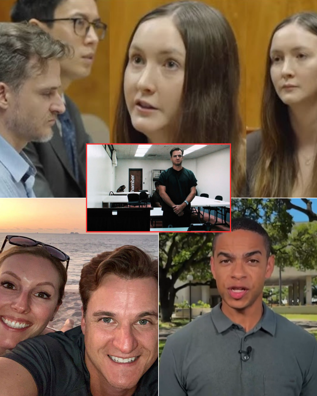 “He started pushing me”: The wife describes the struggle at the edge during the murd3r trial of her Hawaii doctor husband