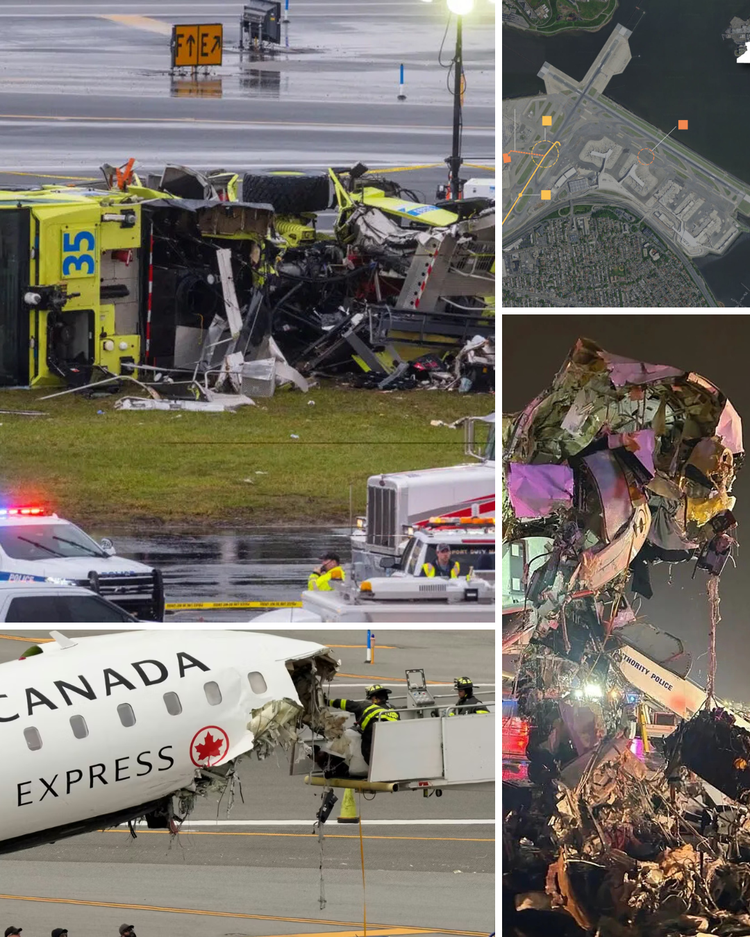 AGAINST ALL ODDS: Two firefighters survive a head-on jet collision at LaGuardia Airport in what many are calling a miracle