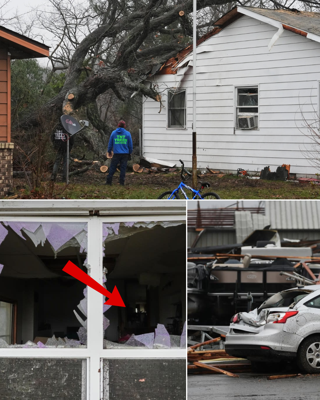 A couple’s final plea — “Mom, save us!” — was heard just before the storm cla!med their lives