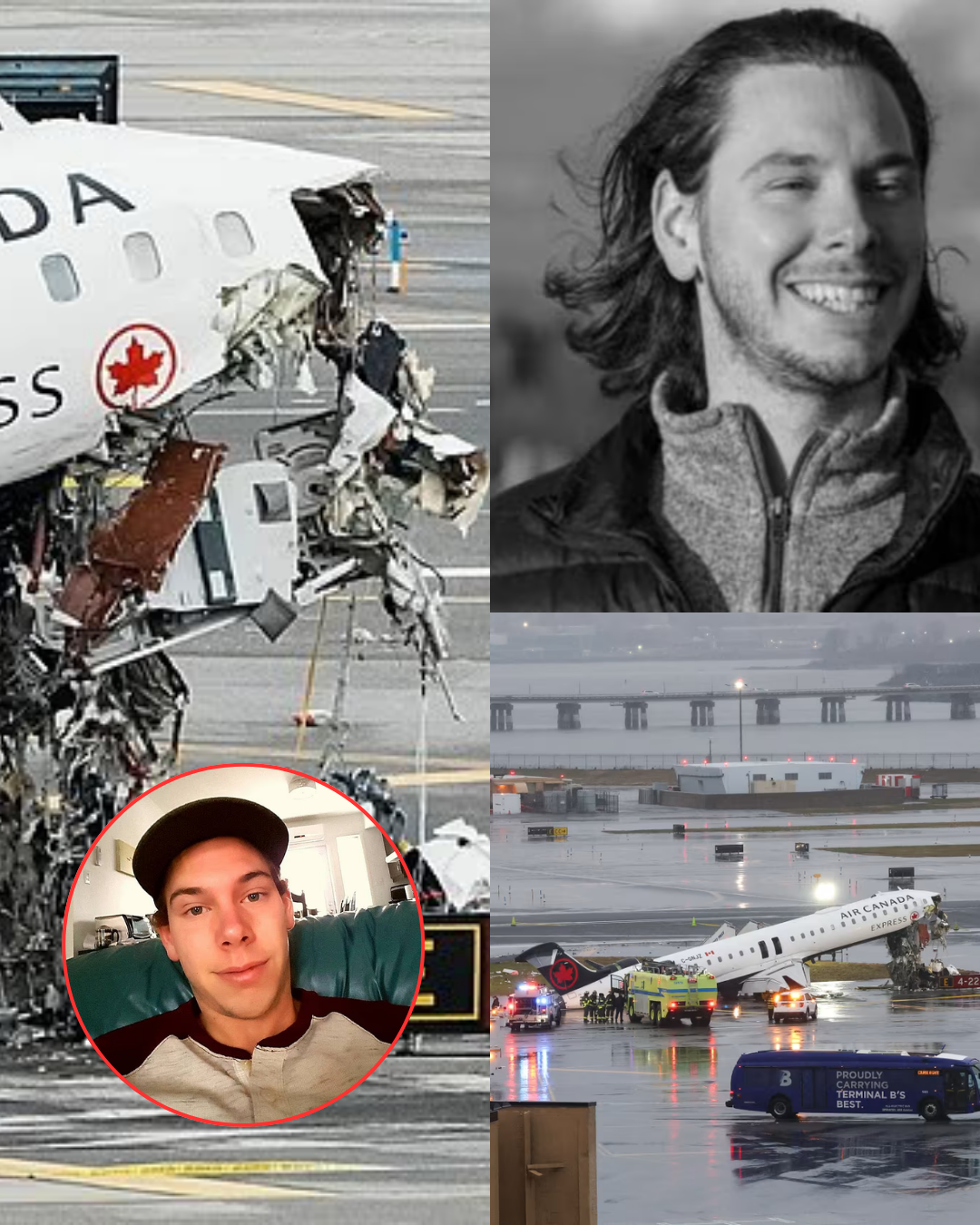Emotional Moment: Families of the two pilots lost in the LaGuardia collision have revealed a 10-second snippet of their final phone call with their son