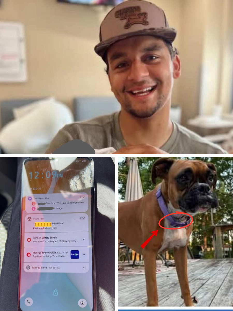 NOT LOST… BUT MOVED? Kameron Harris-Lusk’s dog tracker pinged near rough seas, yet its continuous movement raised a chilling question: was something — or someone