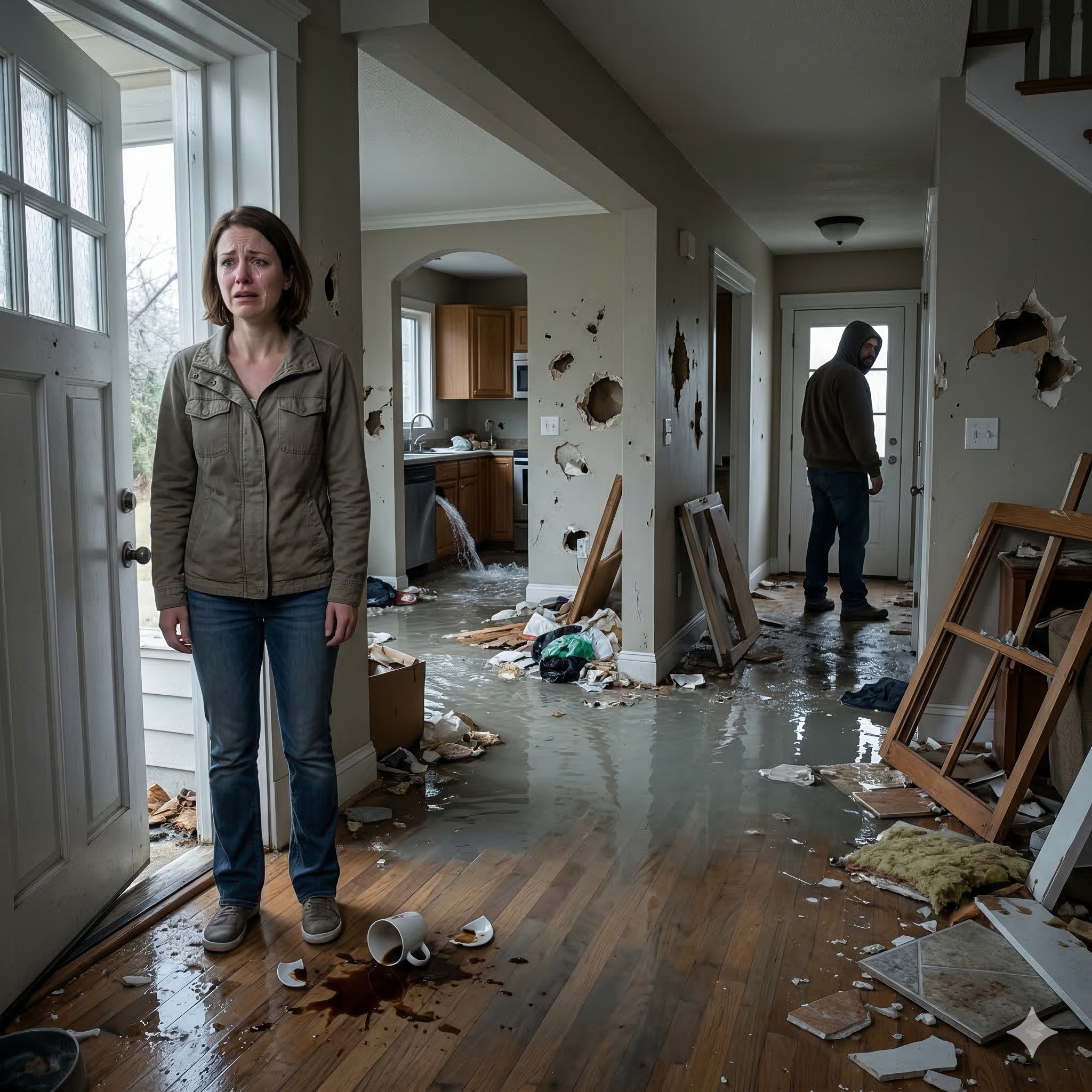 My ex-husband took everything in the divorce and trashed my house on his way out. He didn’t realize his billionaire parents were standing right behind me.