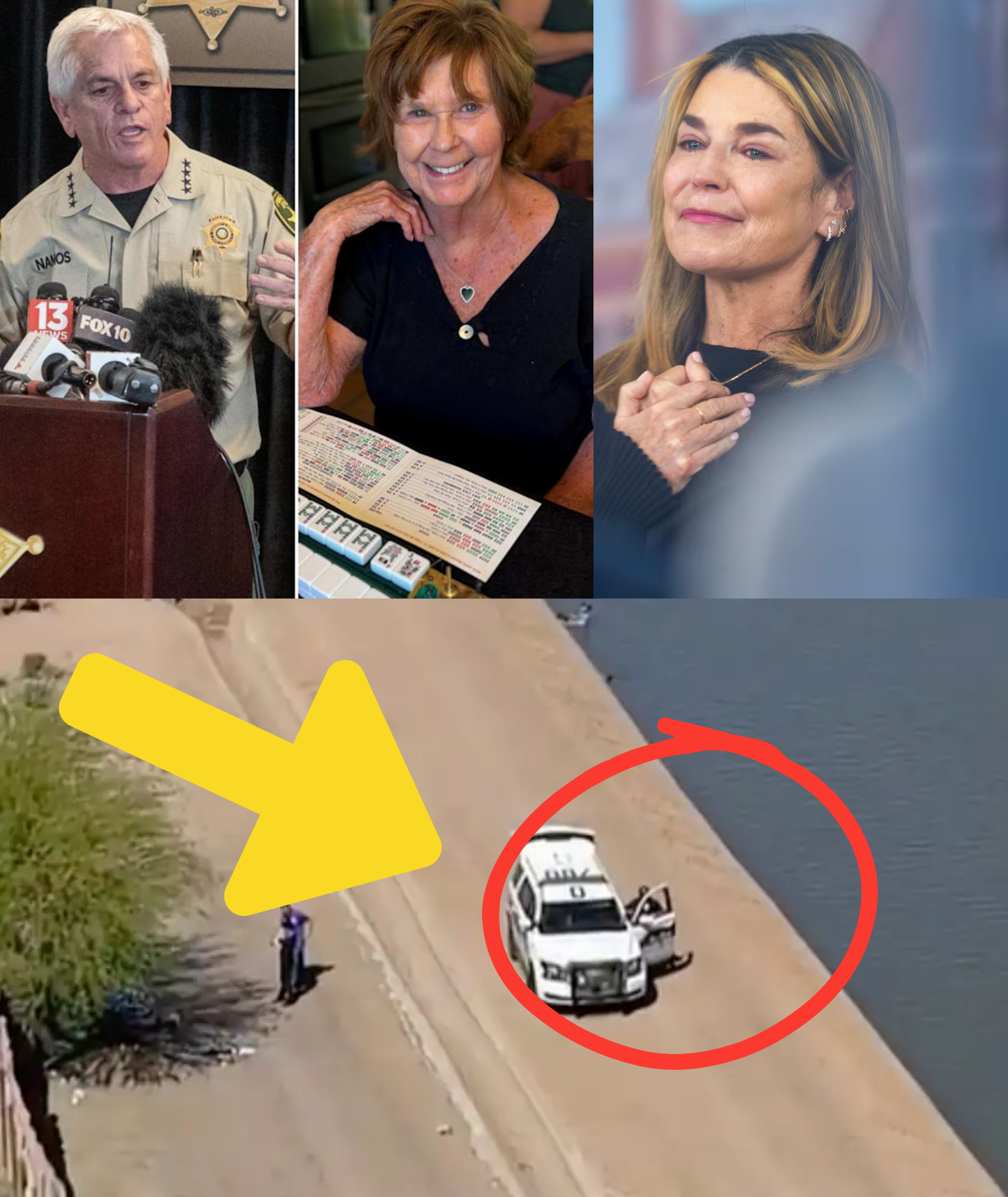 LATEST: Police OFFICIALLY announce who the woman found dead near the Phoenix canal is after speculation tied to Nancy Guthrie, her daughter moved to TEARS