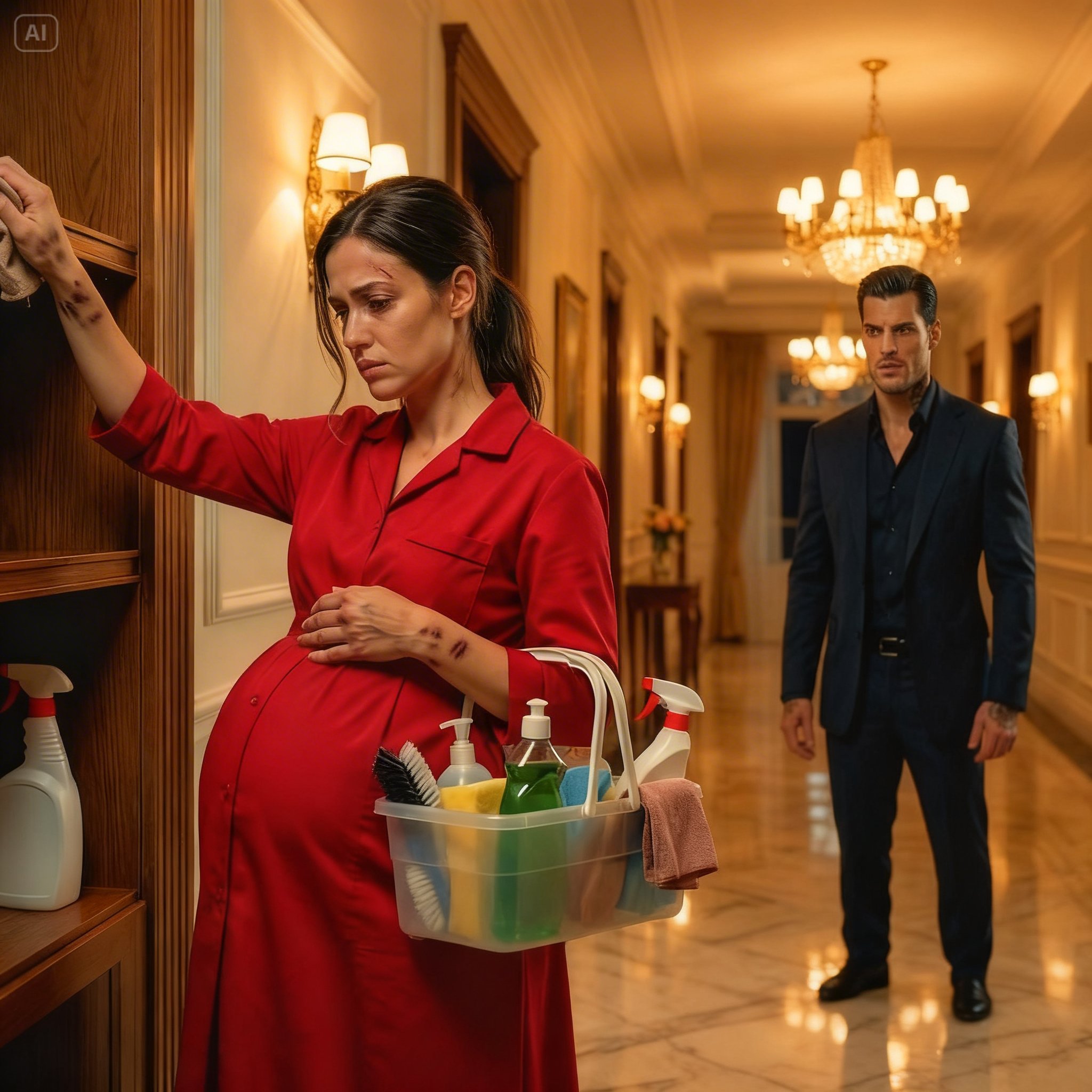 The Mafia Boss Saw Bruises on His Pregnant Maid — Then He Realized Who She Really Was