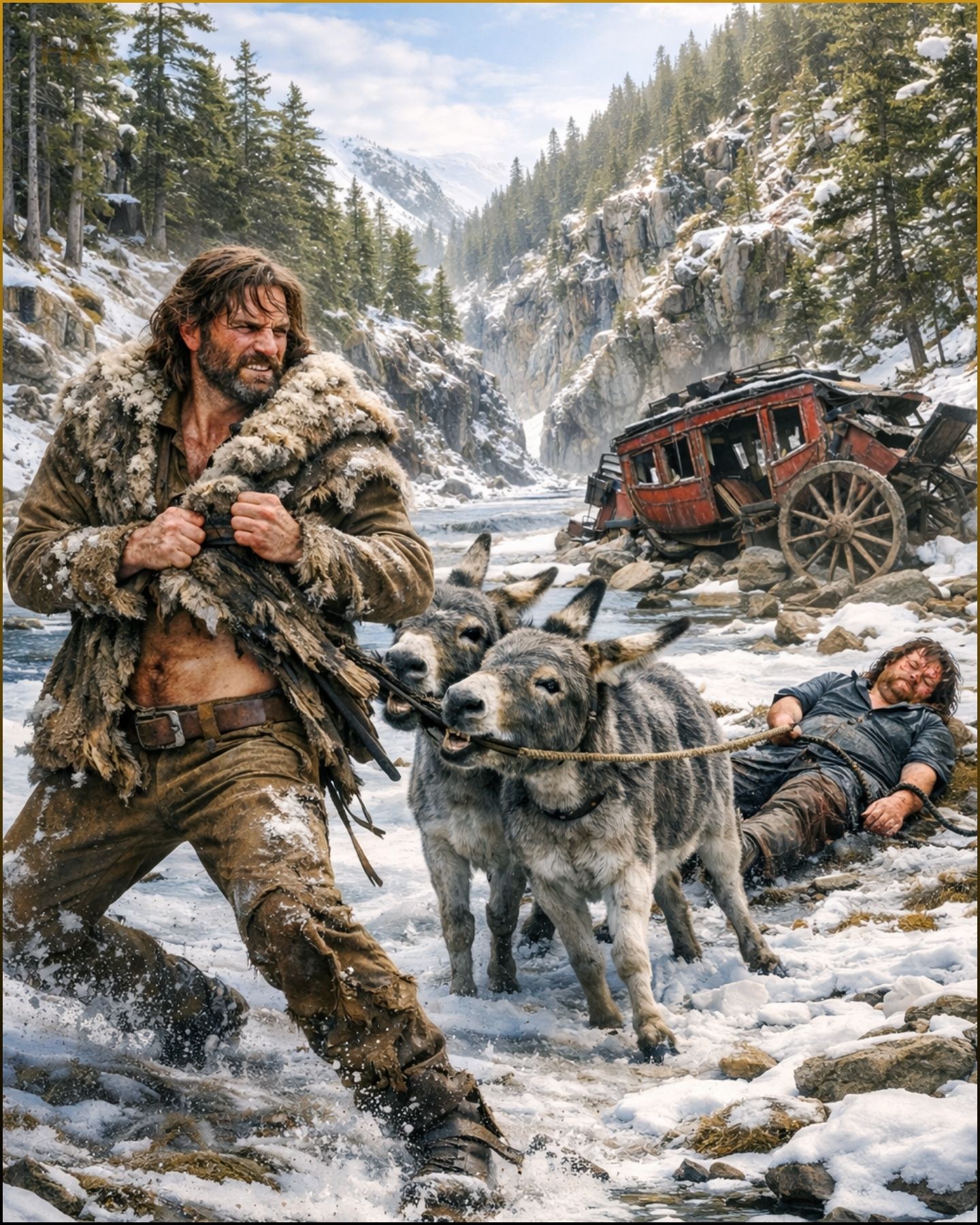 HIS DONKEYS REFUSED THE TRAIL… AND LED HIM STRAIGHT INTO A CRIME NO ONE WAS SUPPOSED TO FIND