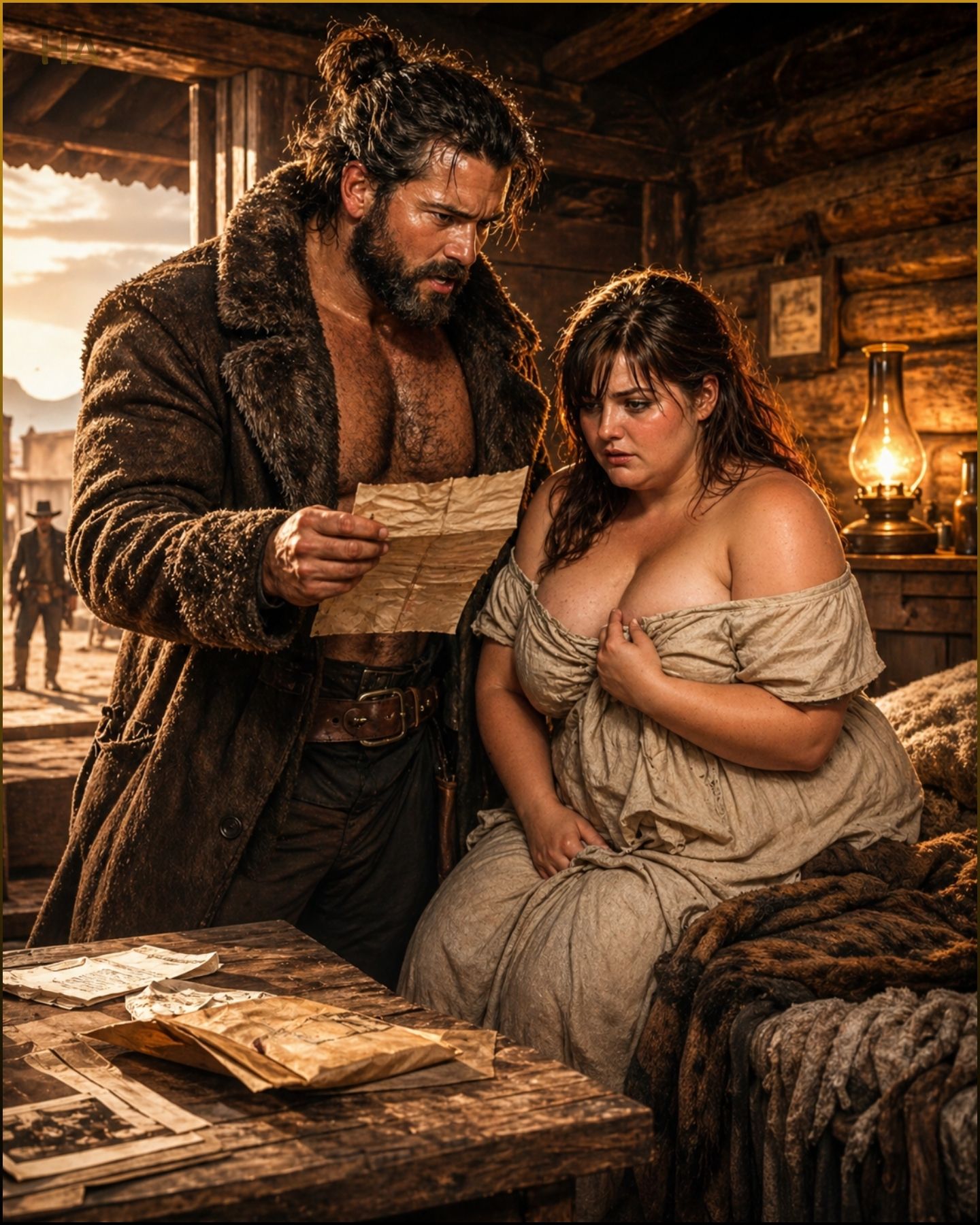 SHE TRIED TO SAVE HIM WITH ONE WORD… BUT HE STAYED AND SAW THE TRUTH THE TOWN WAS HIDING