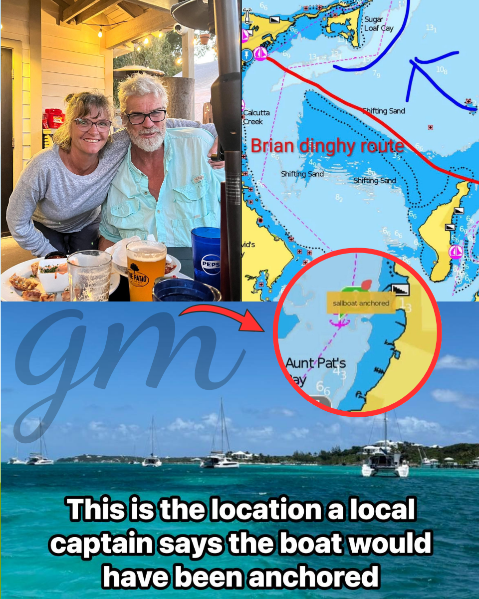 THE MAP OF DECEPTION? Brian Hooker sends coordinates of wife’s ‘overboard’ site—but they are 20 MILES away from where her body was actually found!