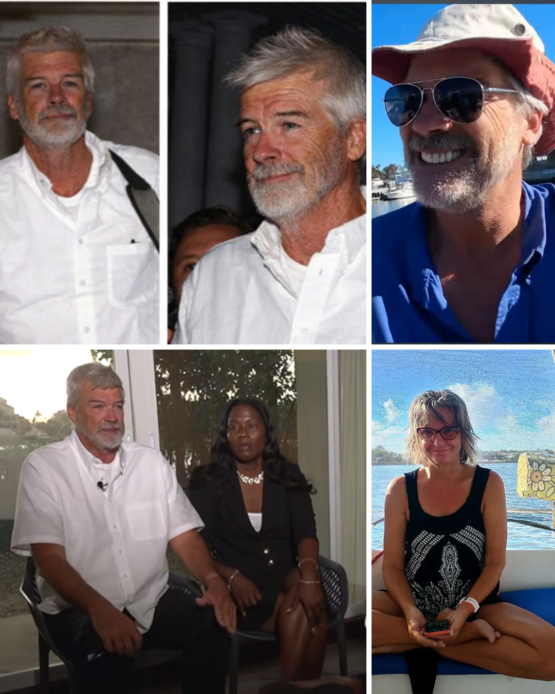 Smile Under Scrutiny: Even after more than a week since his wife disappeared at sea, Brian Hooker’s fresh grin is drawing intense attention