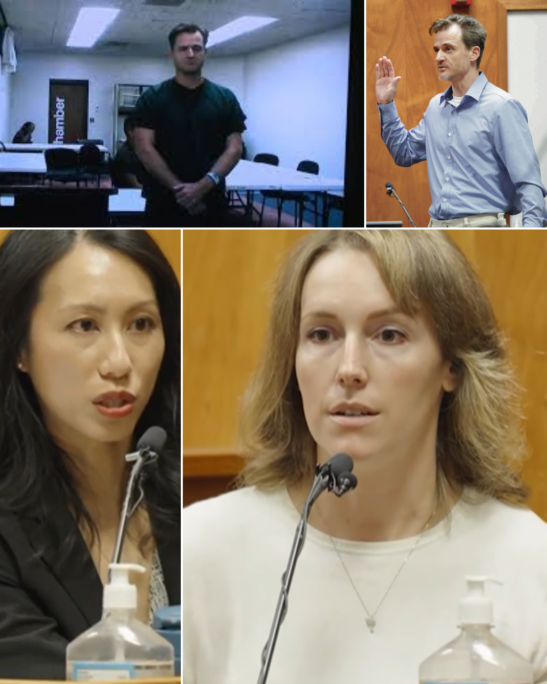 Developing: The Hawaii doctor tried for nearly six hours to clear his name before the crowd, but his wife’s eight-word response left him unable to speak