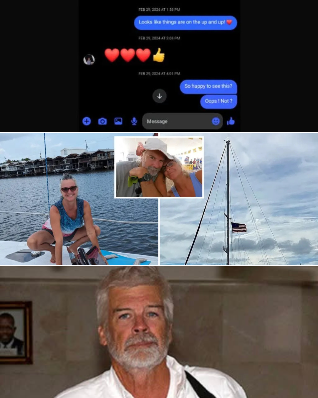 “I’m done staying with him”: The final text the missing woman sent before vanishing at sea has now been revealed by a close friend