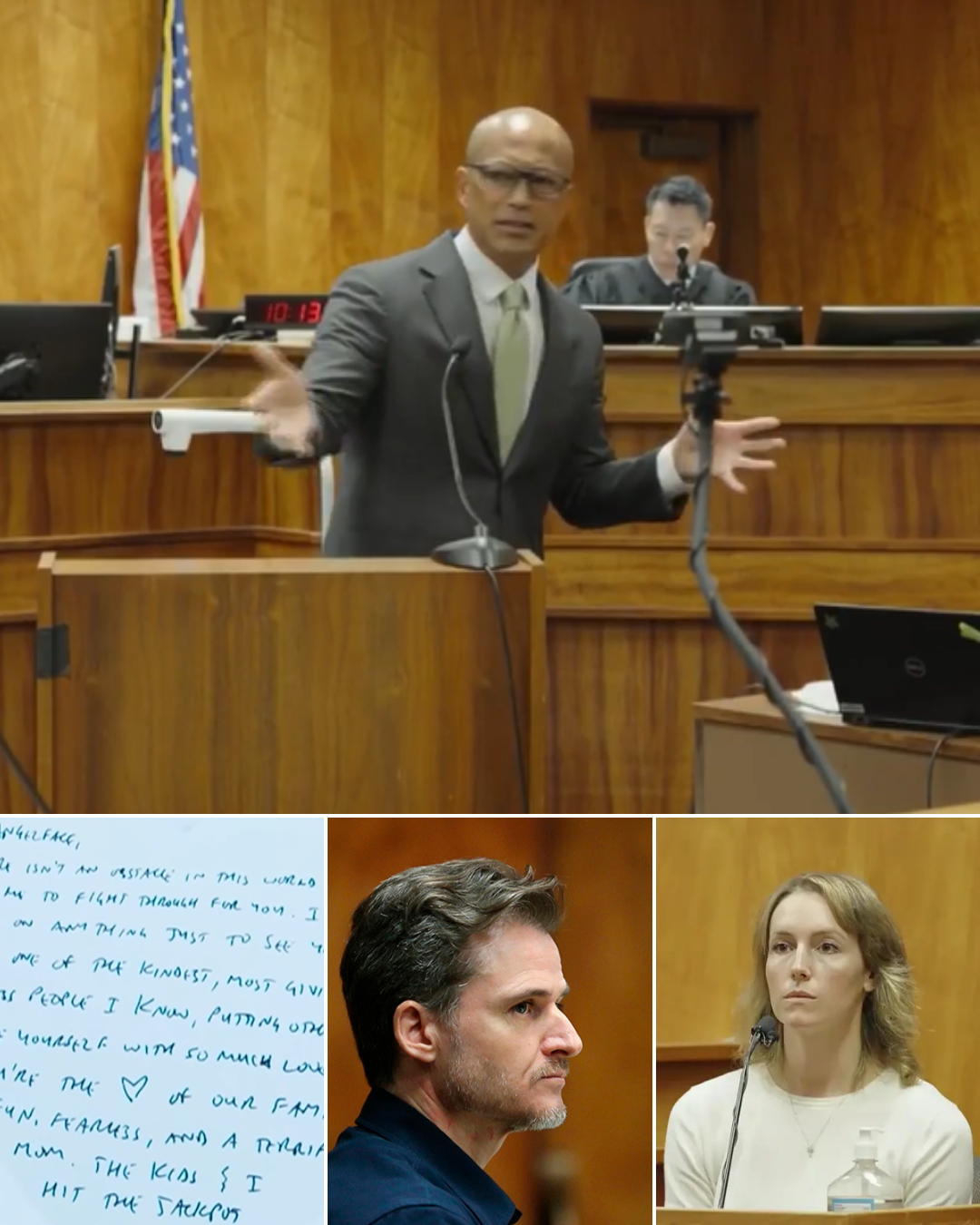 What the Hawaii doctor meant to use against his wife backfired after she produced the strongest evidence yet, moments after her love letter to another man was made public