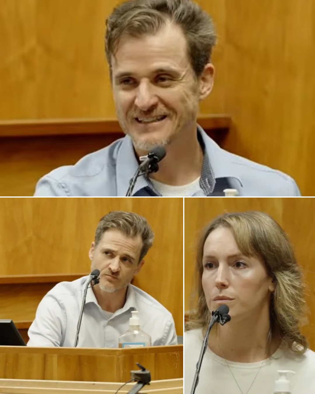 Emotional Trigger: The Hawaii doctor’s repeated laughter during testimony stopped cold when he noticed his wife and son, followed by a completely different action
