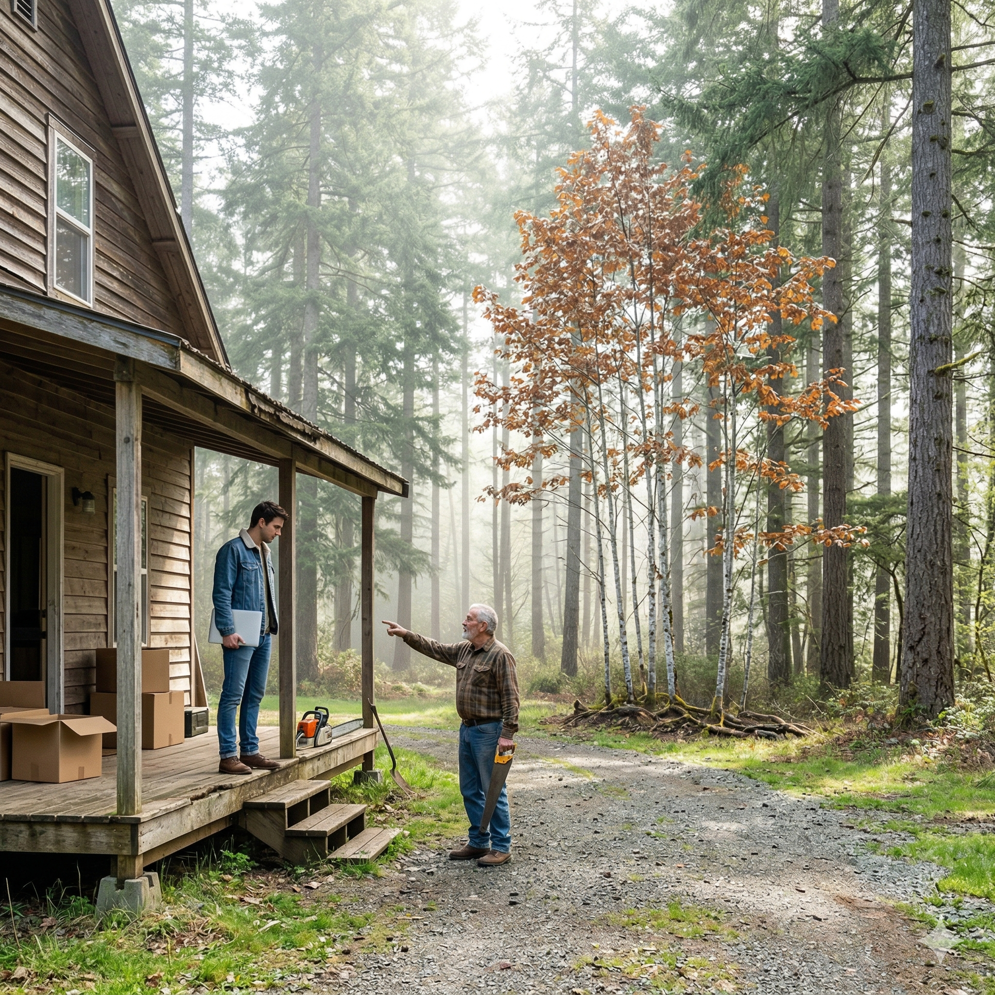 My grandfather cut down the same beautiful trees every single spring. I thought he was a monster… until I inherited the land and let them grow