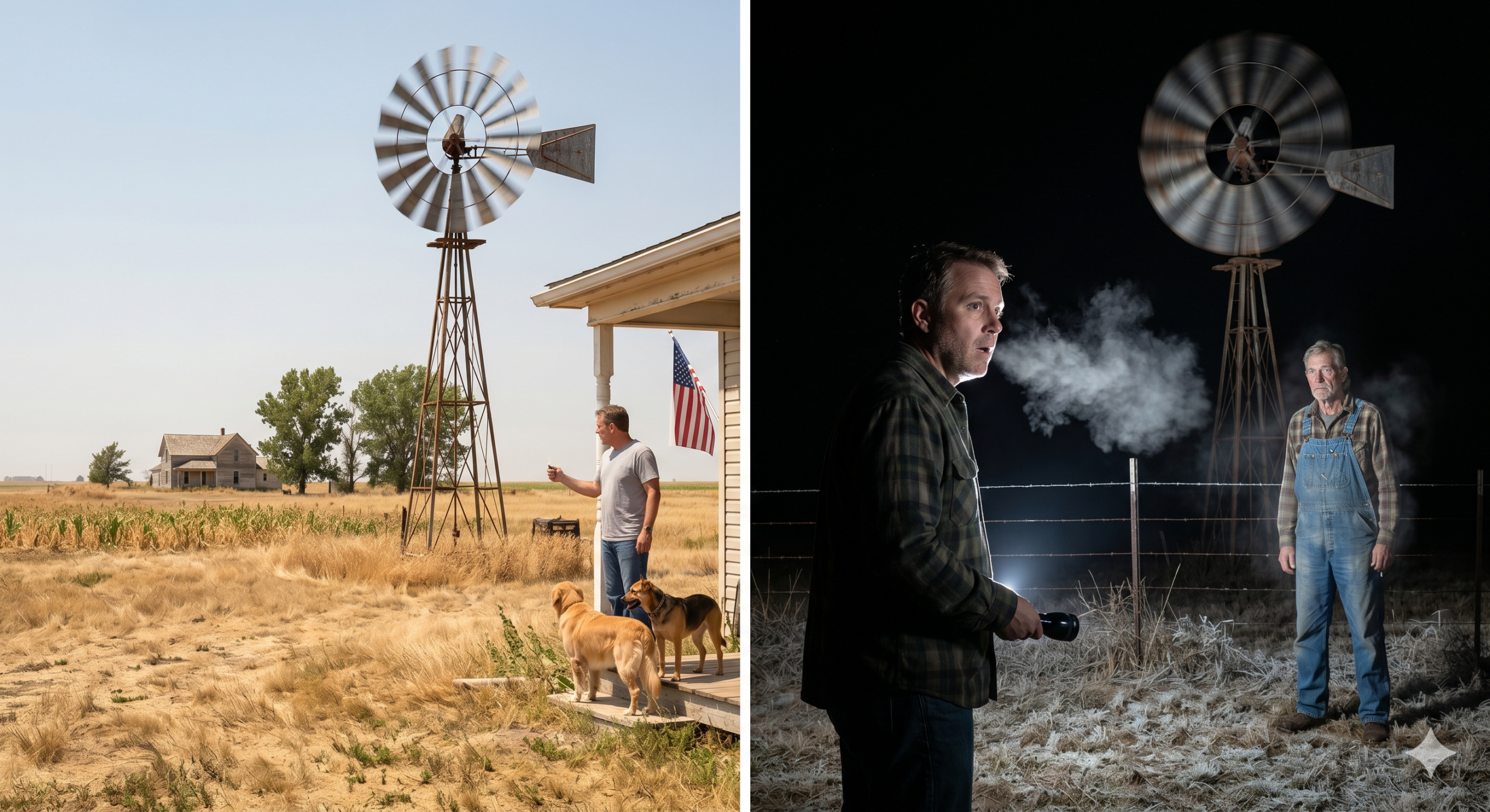 THE WINDMILL ON MY NEIGHBOR’S LAND NEVER STOPPED TURNING… EVEN WHEN THE WIND DIED