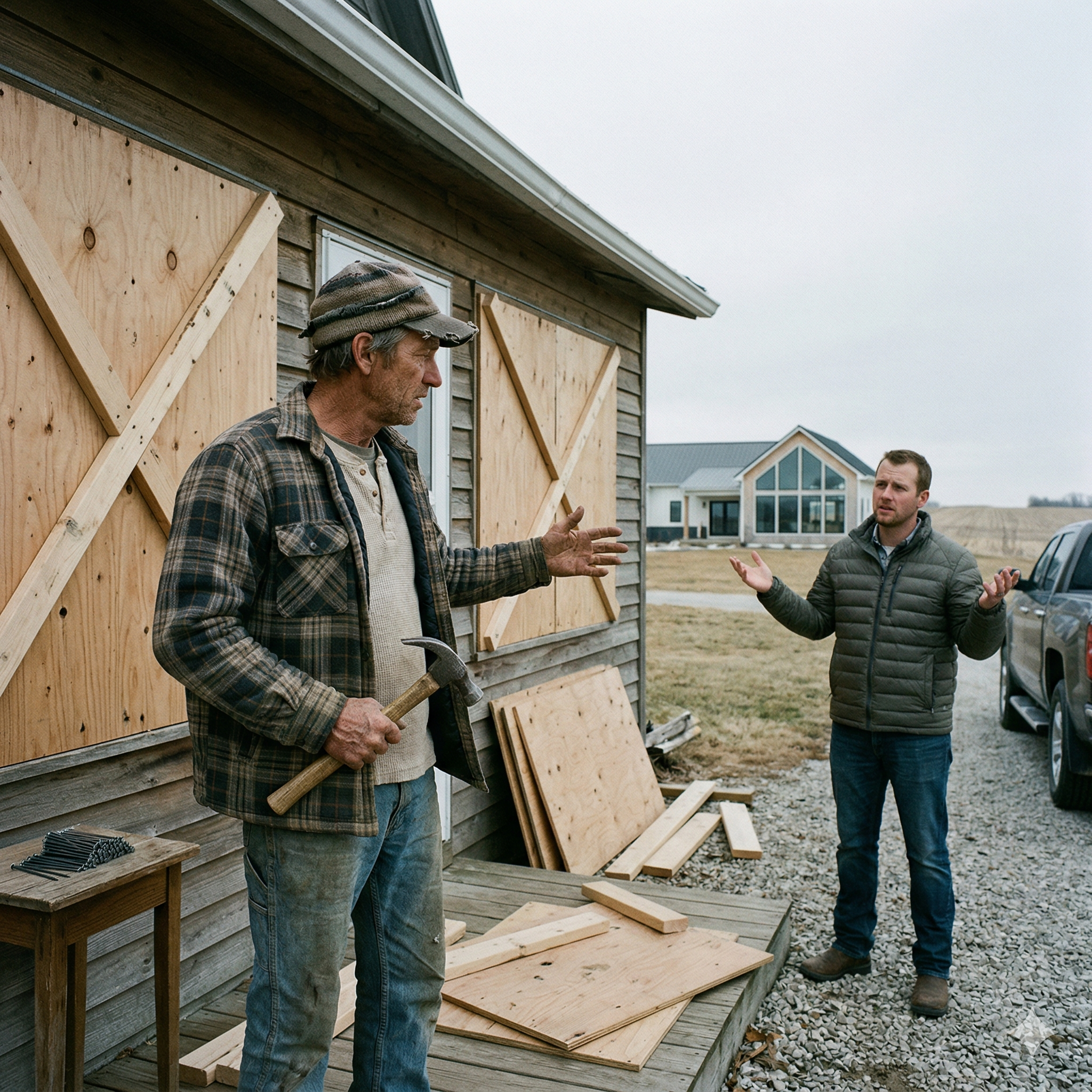 THE FARMER WHO BOARDED HIS WINDOWS FROM THE INSIDE