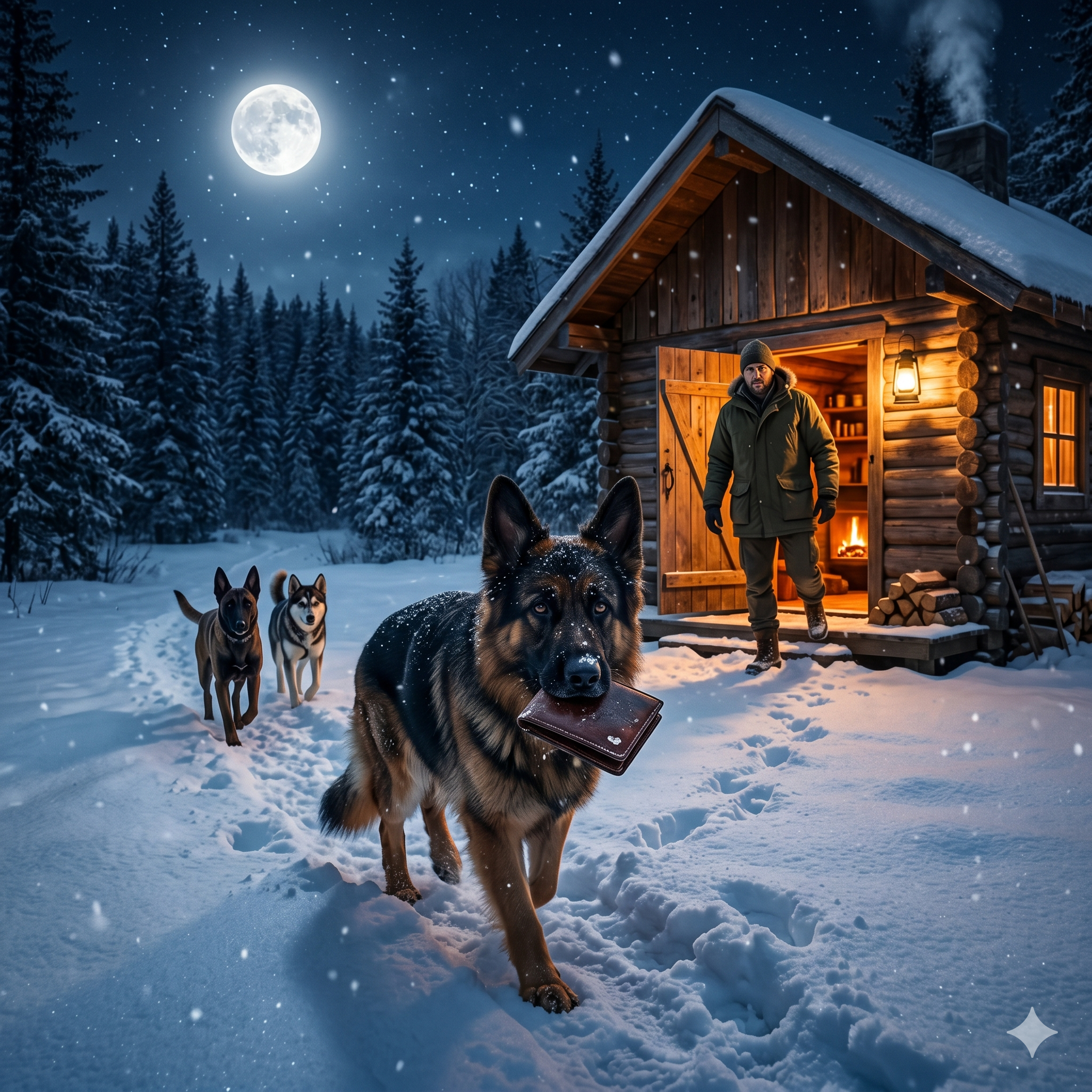 Three Frozen Shepherd Dogs Begged a Reclusive Veteran for Shelter—Then Led Him Into a Blizzard-Buried Nightmare