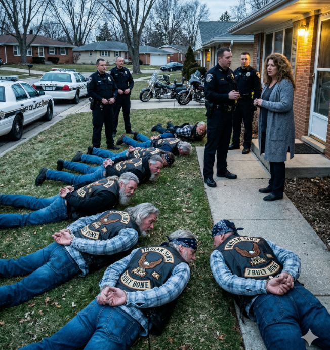 An Entire Biker Club Got Arrested Protecting A Woman The Police Refused To Help An entire biker club spent the night on a stranger’s porch because the police refused to protect her.