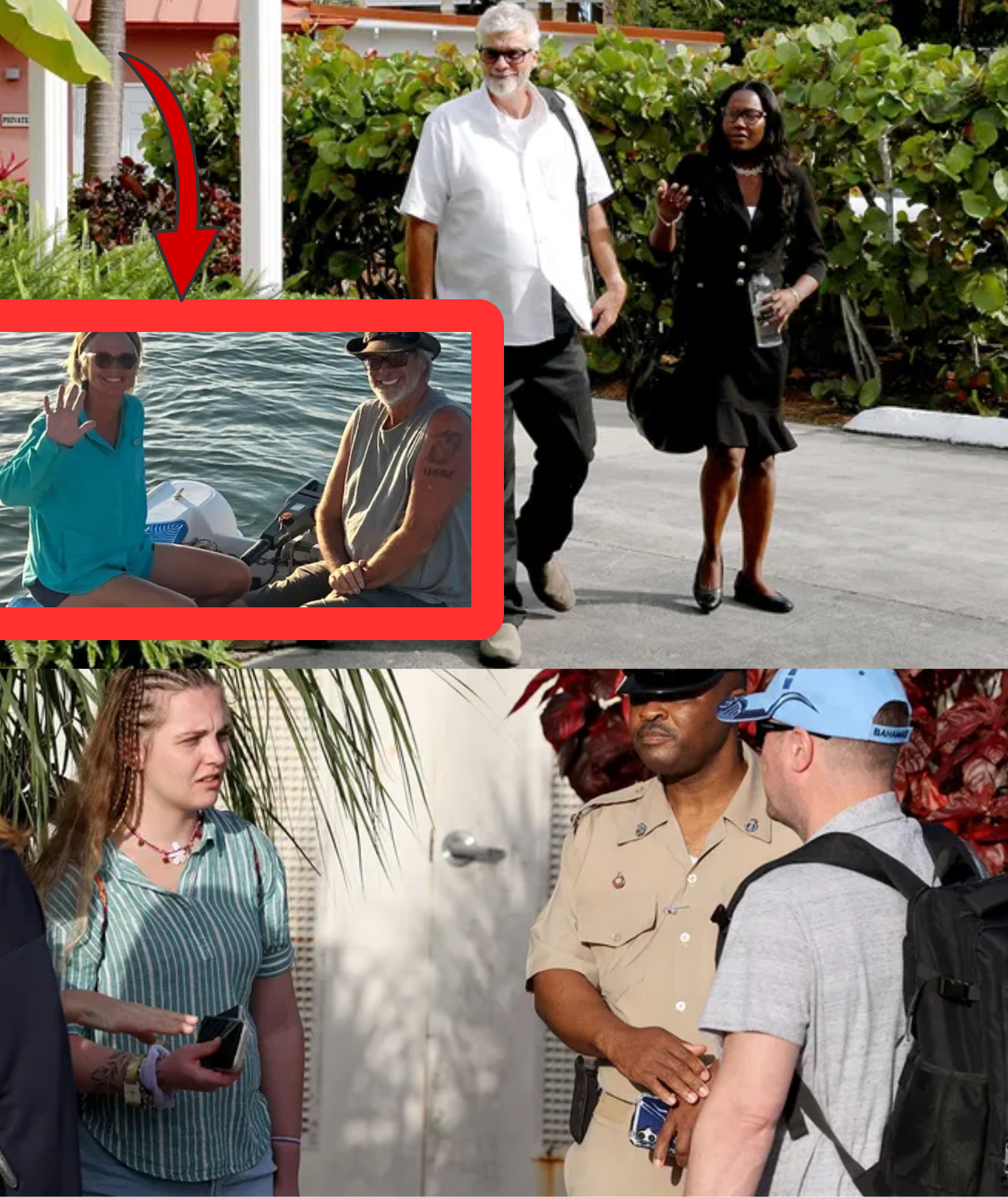 LATEST: The daughter of the missing American victim travels to the Bahamas, speaking out to ACCUSE her stepfather with a 33-SECOND VIDEO of PUSHING her mother into the sea, as the investigation OFFICIALLY shifts course