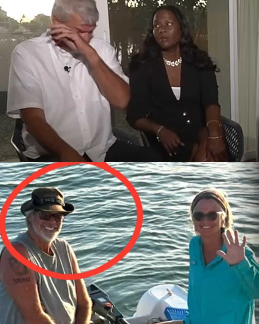 The husband in the case of his wife’s mysterious disappearance in the Bahamas has been released, but his distraught appearance seems to say it all