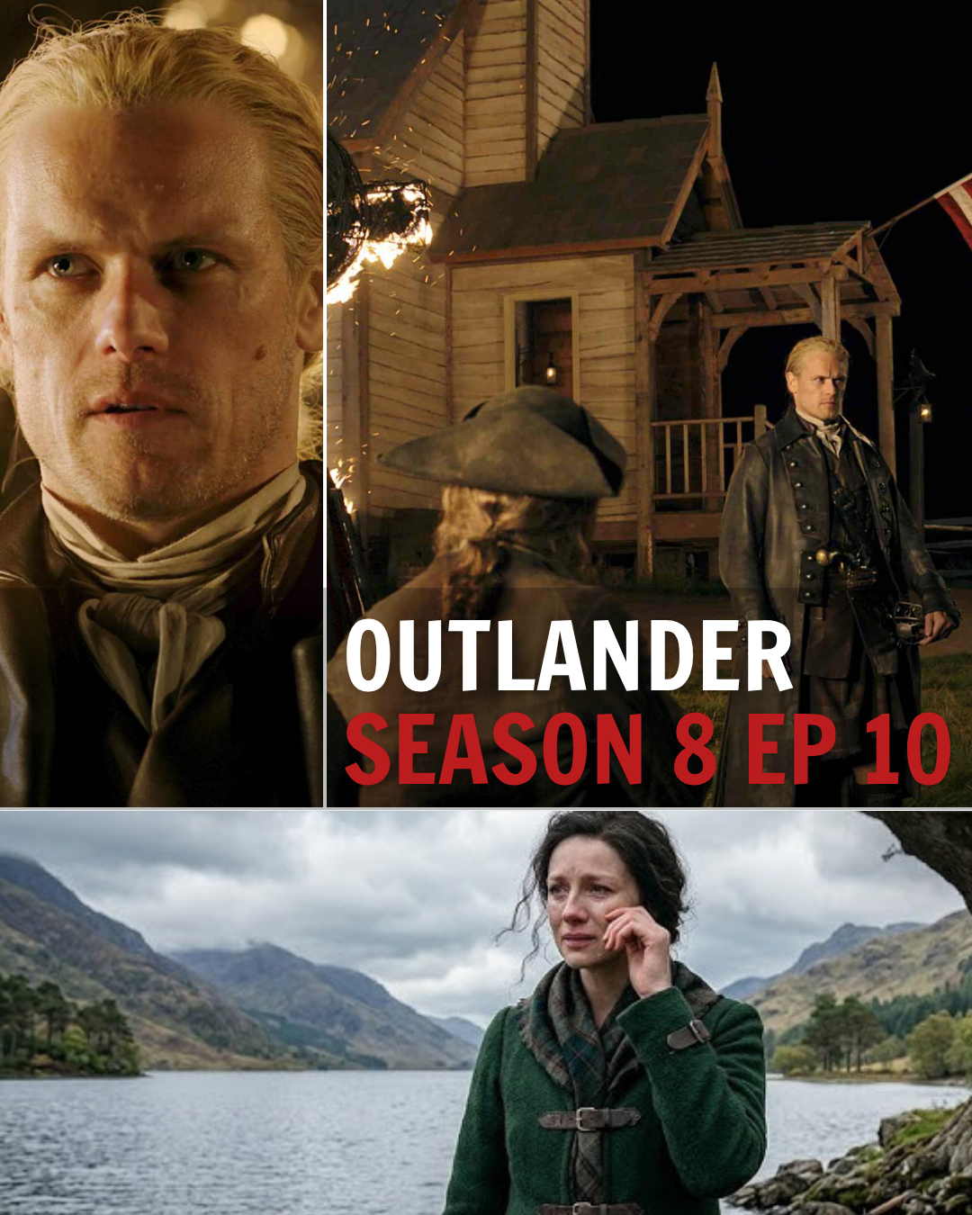 The first exclusive footage from the final episode of the “Outlander” series has been released, Jamie prepares his soldiers for battle