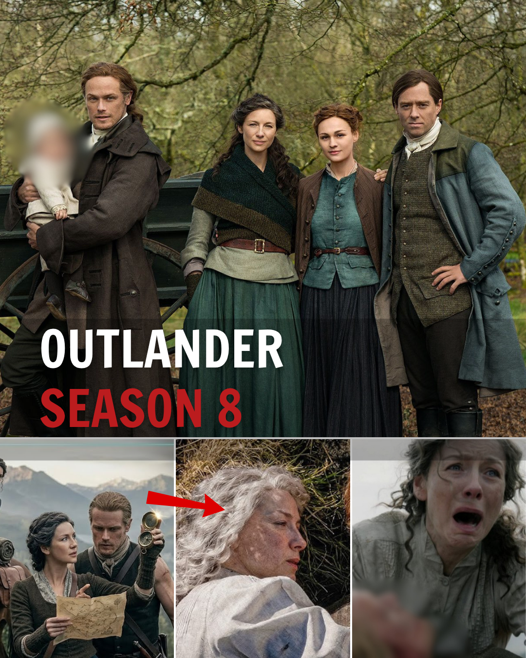A MIND-BENDING ILLUSION: THE SH0CKING TRUTH BEHIND JAMIE FRASER’S “DE-AGING” IN THE OUTLANDER FINALE!