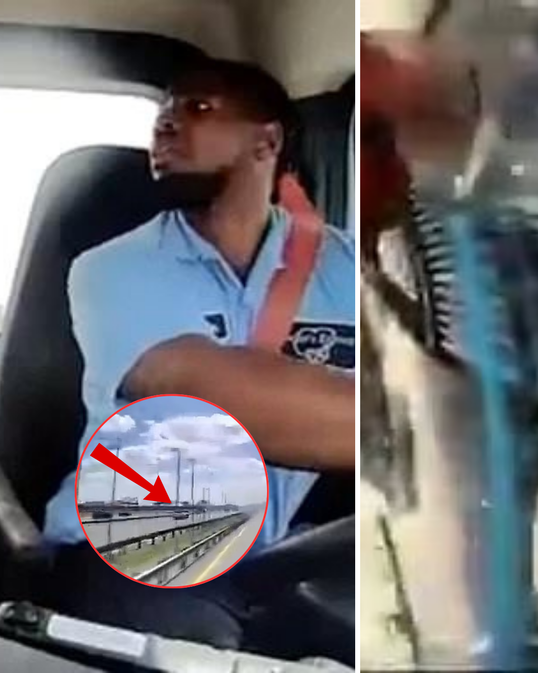 Caught On Camera: A horrifying crash unfolded as a plane hit a truck on a busy highway during landing