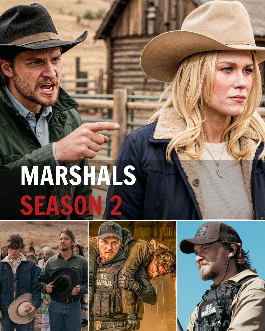 A BLOODY WAR IS COMING: TATE DUTTON’S KIDNAPPING WILL IGNITE THE MOST EXPLOSIVE CROSSOVER IN ‘MARSHALS’ SEASON 2!