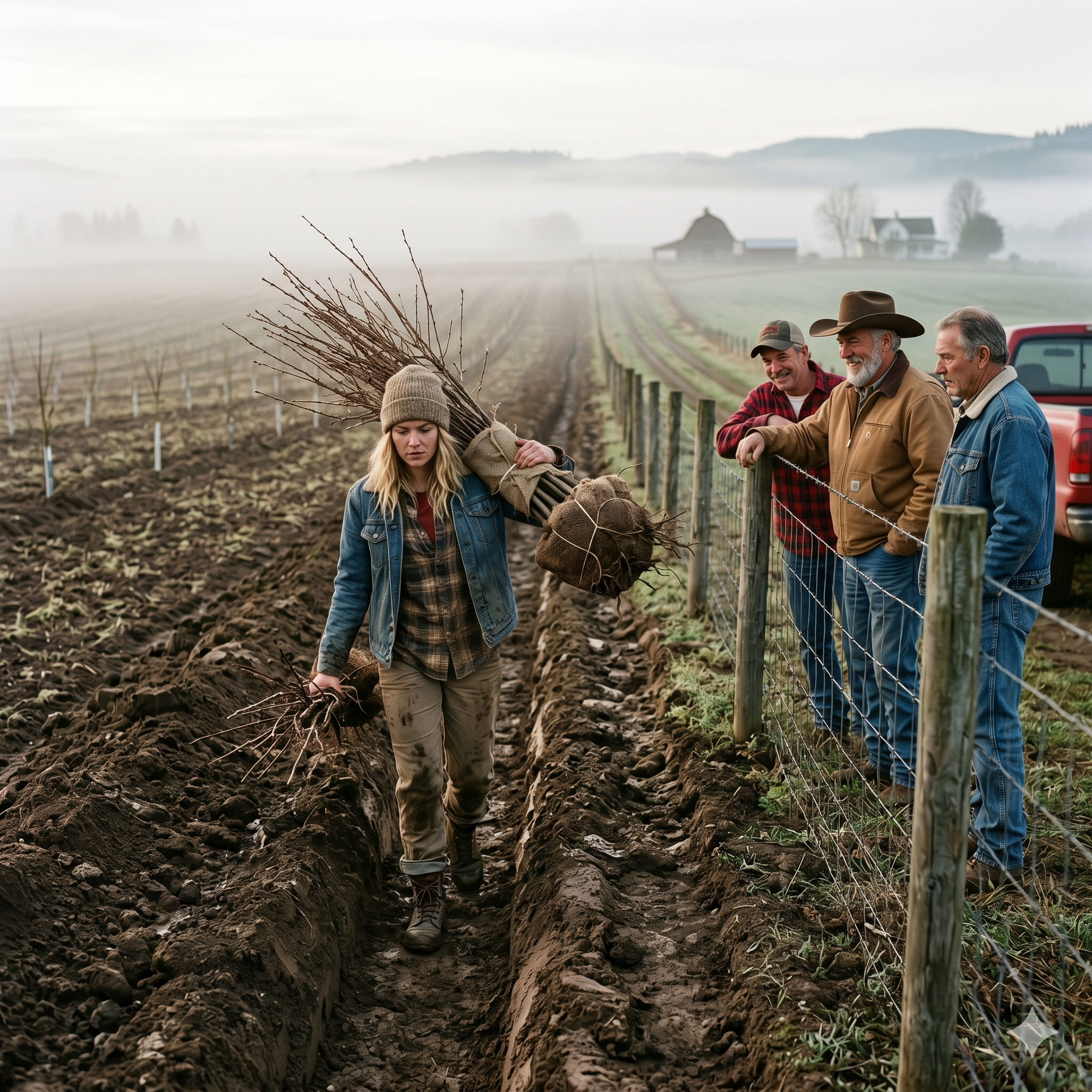 THE MEN AT THE FEED STORE MOCKED MY TREES… UNTIL MY HARVEST EXPOSED WHAT THEIR LAND HAD LOST
