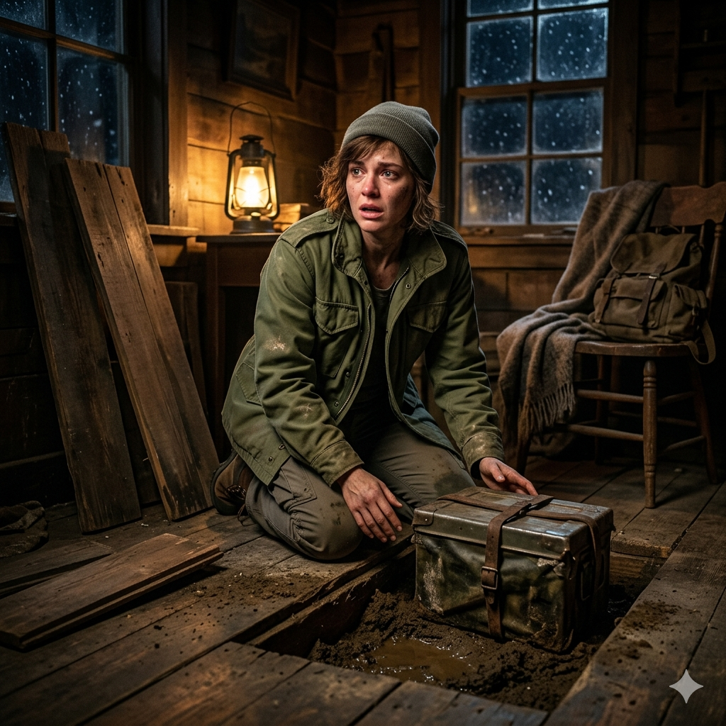 She Mocked My “Worthless Cabin” Inheritance Until I Found What My Father Hid Beneath the Floorboards