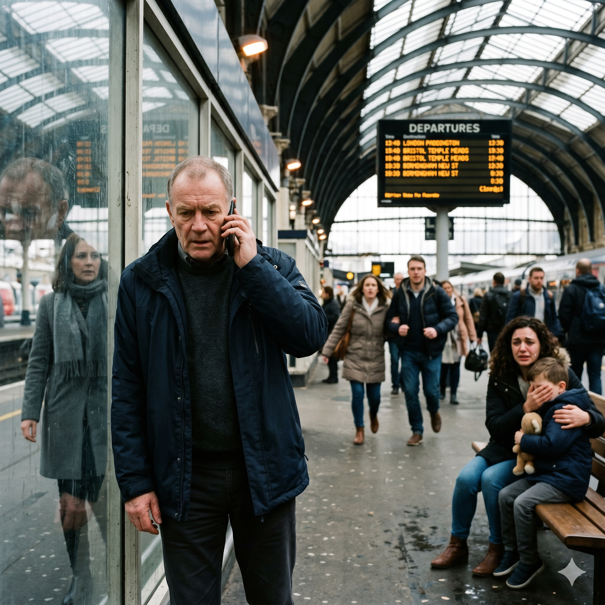 HE THOUGHT MY DAUGHTER WAS ALONE AT THE TRAIN STATION… UNTIL HE SAW WHO ANSWERED MY PHONE CALL The bruise on my daughter’s face was still fresh.
