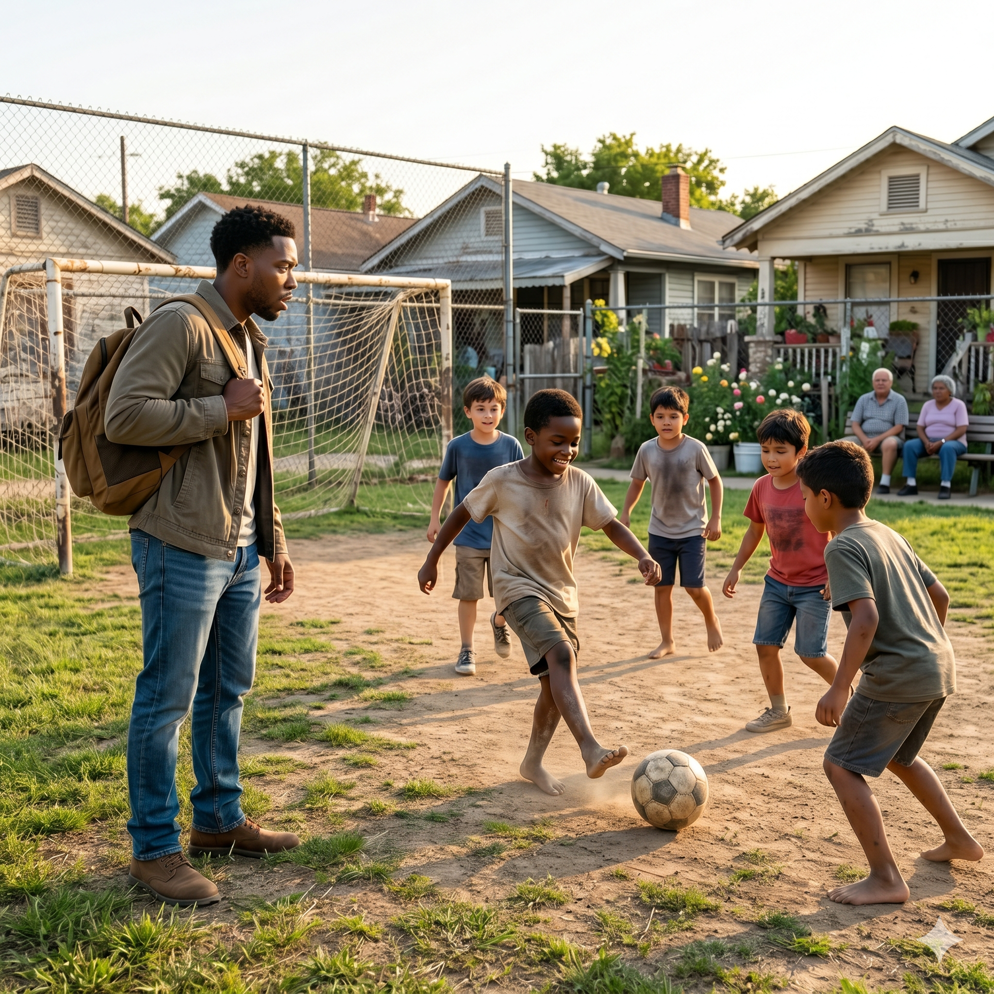 He Paid for His Nephew’s Heart Surgery… Then Found the Boy Playing Soccer Barefoot