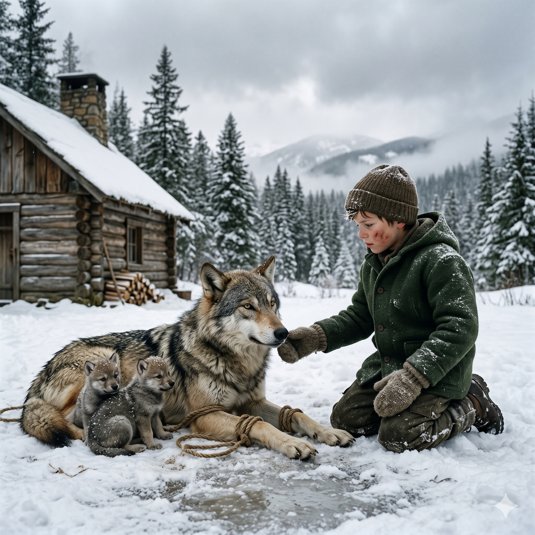 SHE SAVED A WOLF AND HER CUBS… BUT THE TRAP HAD HER FAMILY NAME ON IT