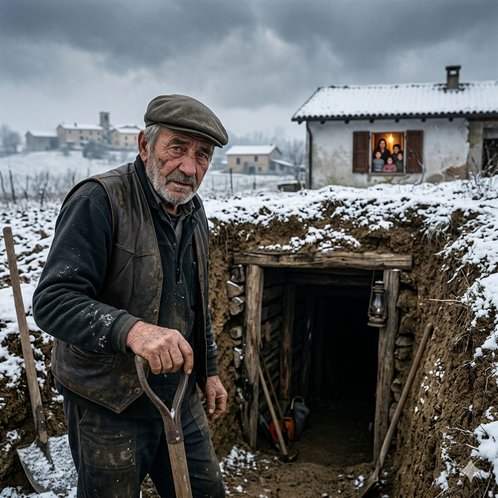 Mocked by the whole town for digging a tunnel under the farm every night, the old farmer simply said, “Winter will come early this year.” By February, only his family had survived.