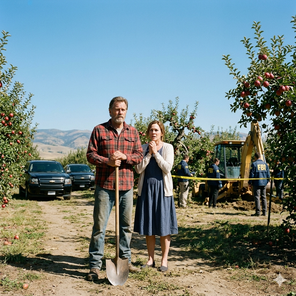 I Married a Quiet Wyoming Farmer… Then the FBI Arrived Looking for the Man Buried Under Our Orchard