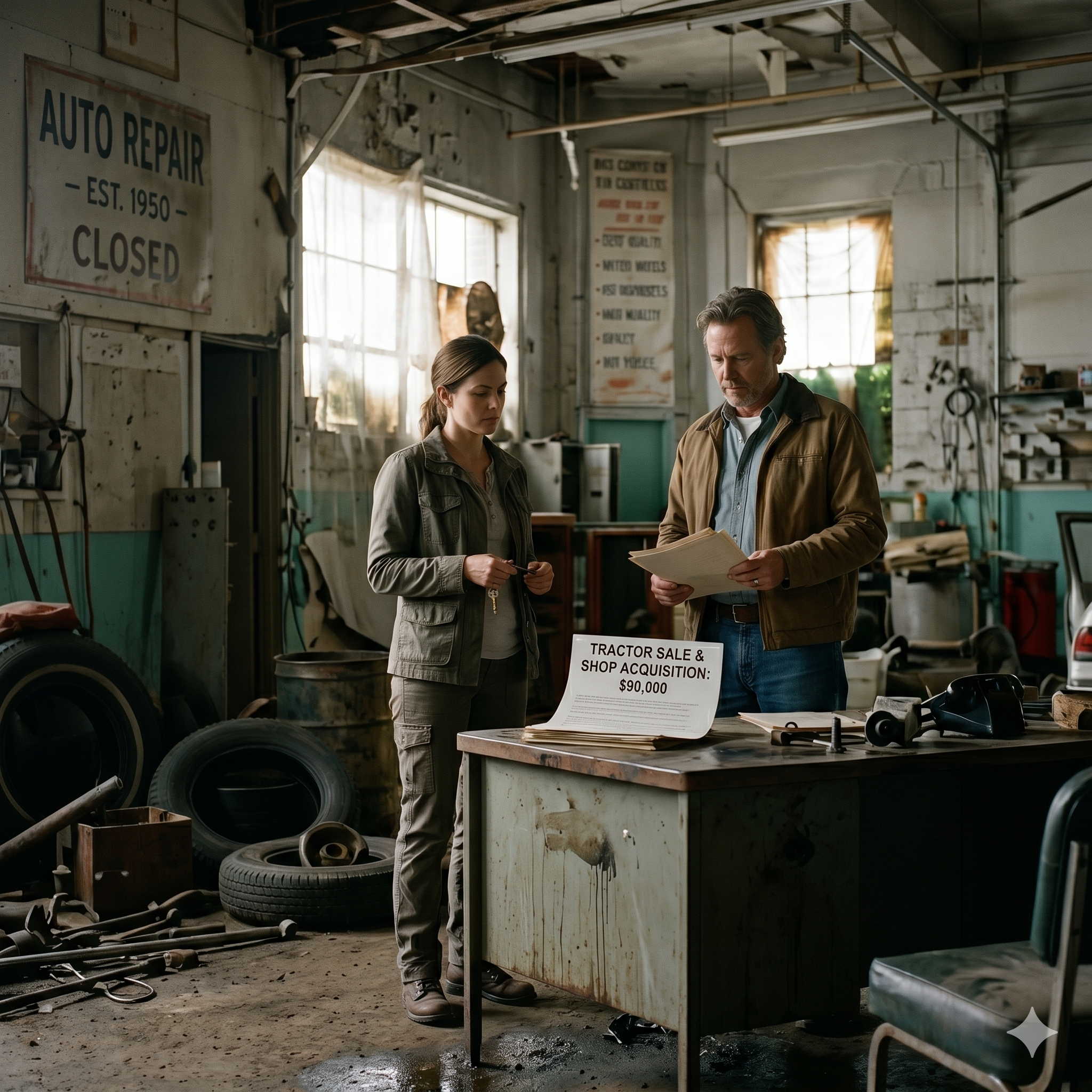 She Sold the $90,000 Tractor and Bought an Abandoned Repair Shop