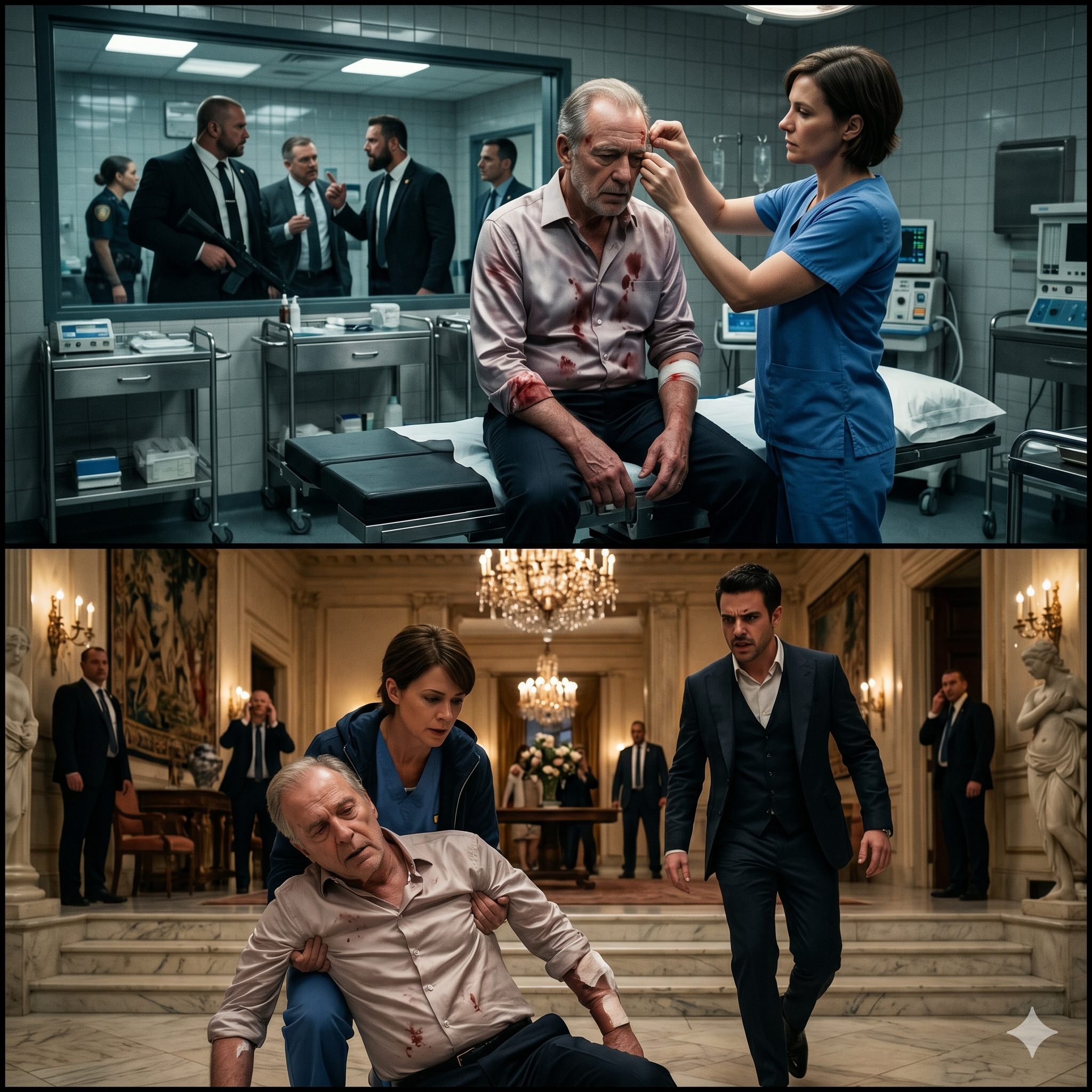 THE NURSE ORDERED THE MOB OUT… THEN THE BOSS RECOGNIZED HER EYES