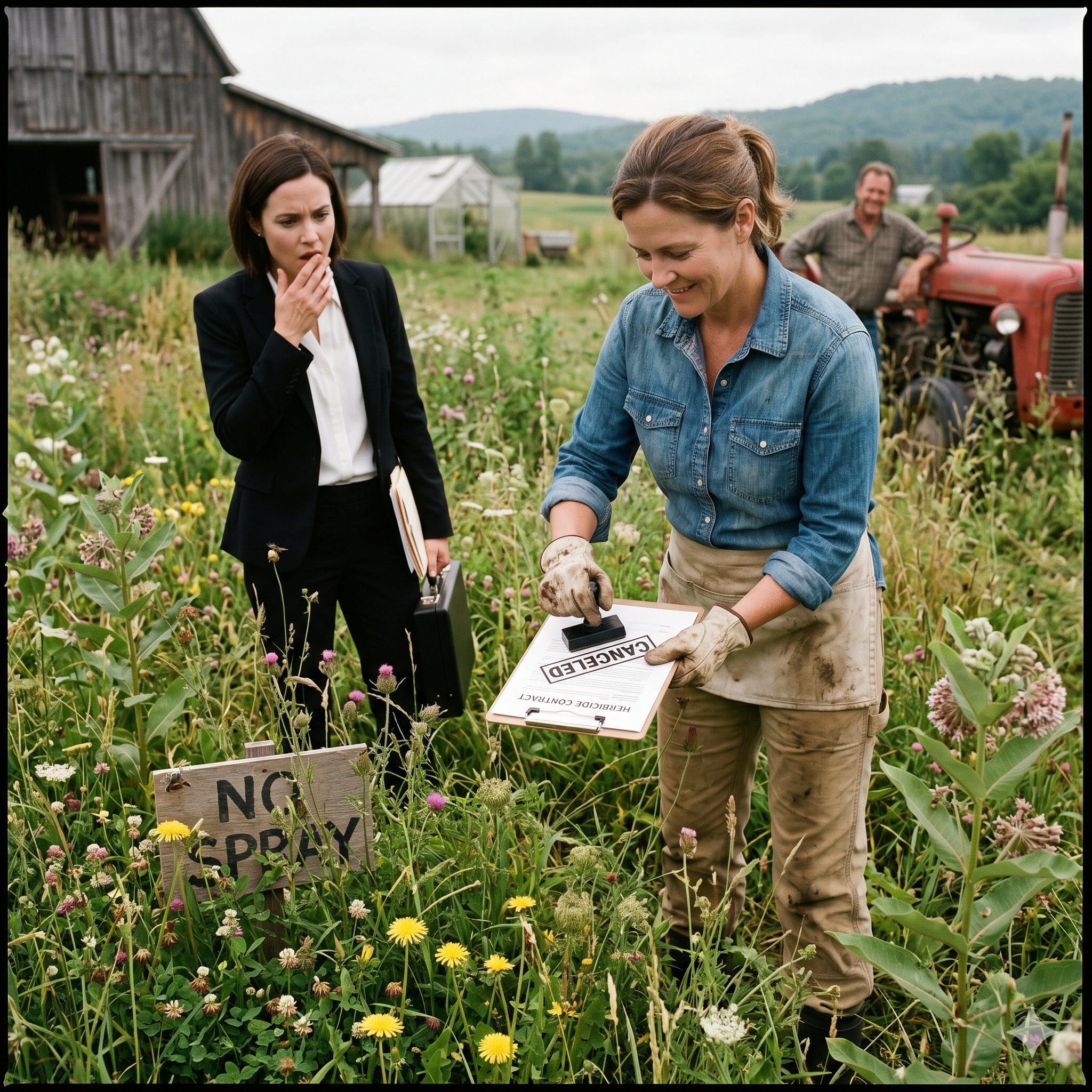 She Canceled the Herbicide Contract and Let the Weeds Gro