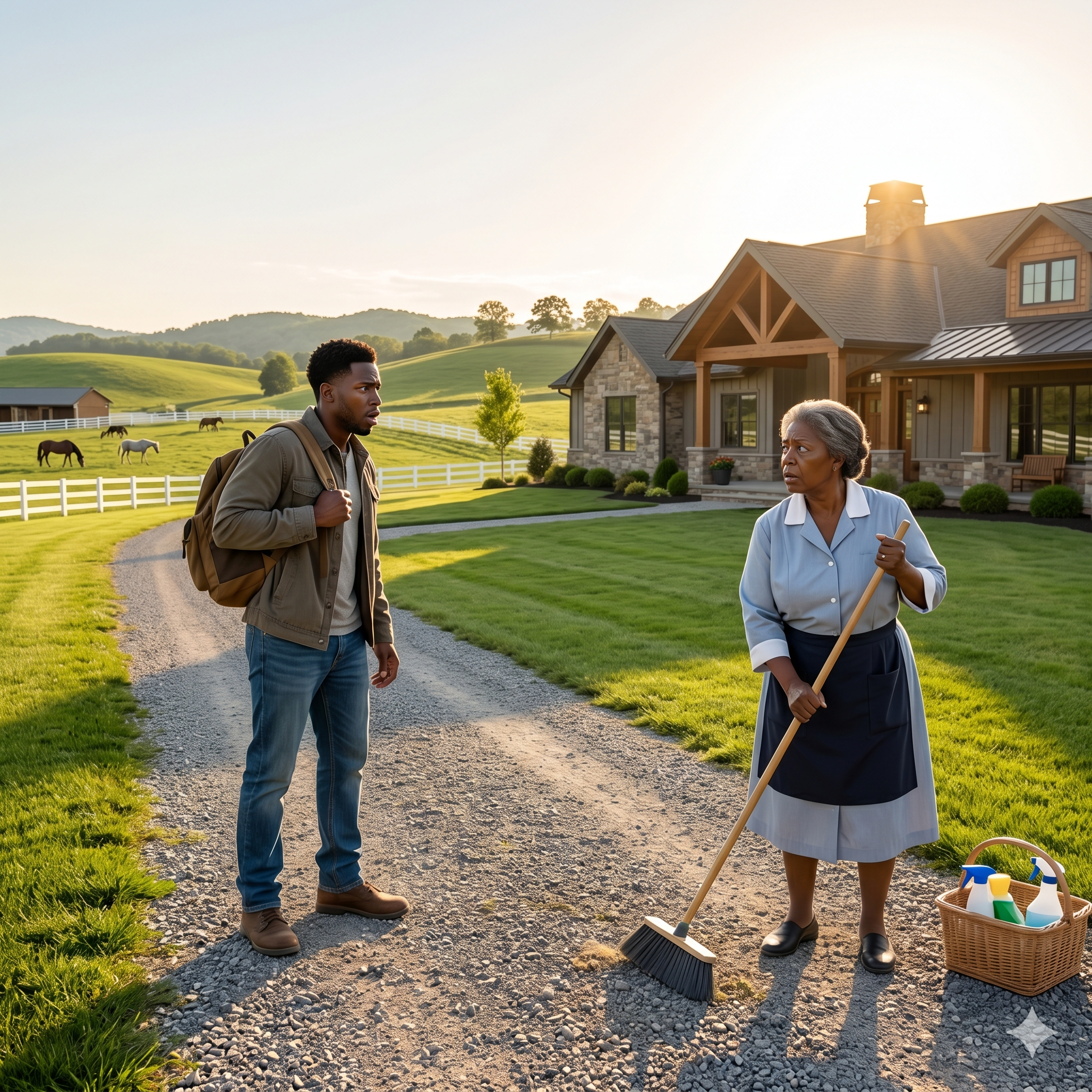 He Sent Money Home to Save the Family Ranch… Then Found His Mother Working as a Maid on Land He Paid For
