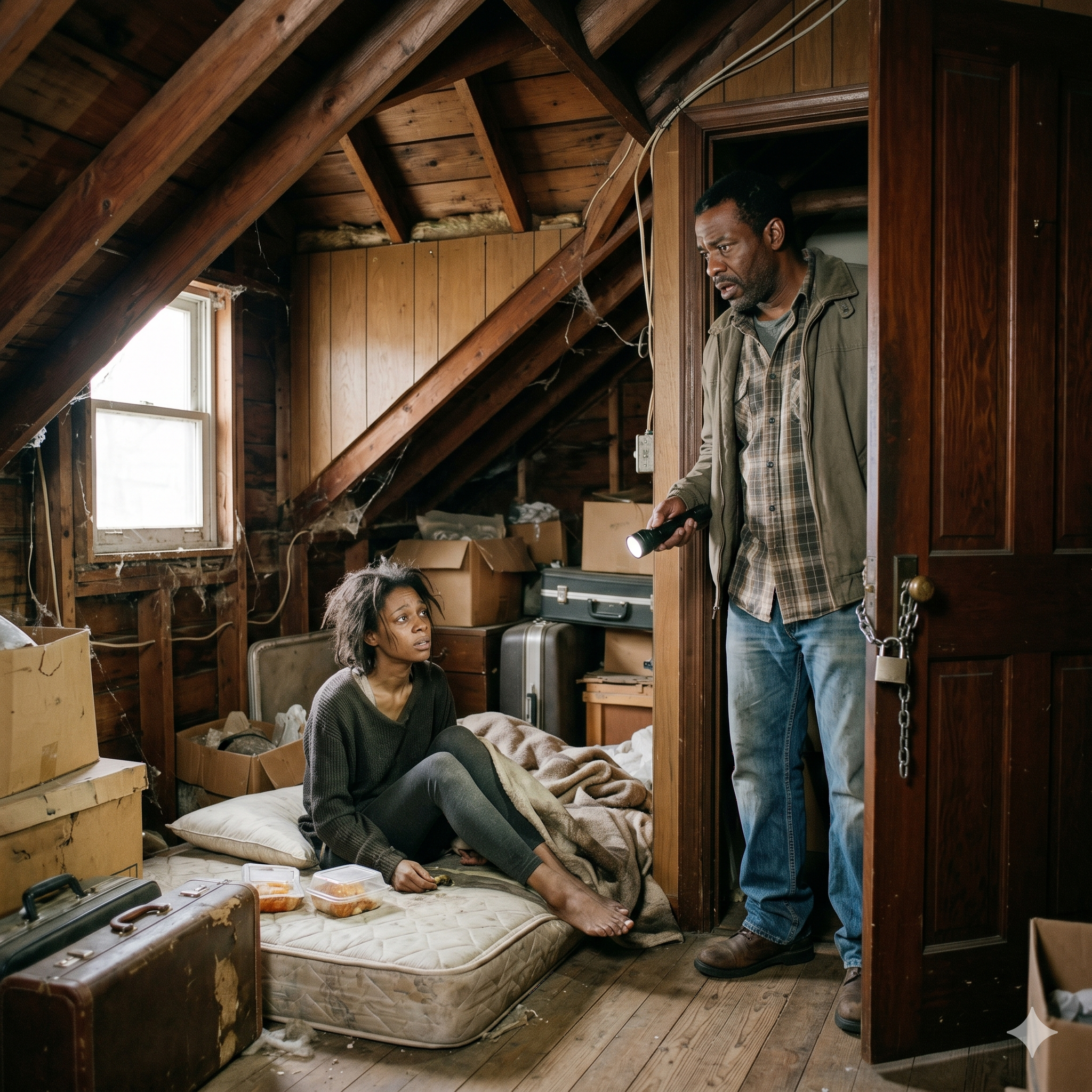 He Sent Money for His Wife’s “Treatment”… Then Found Her Locked in Her Parents’ Attic