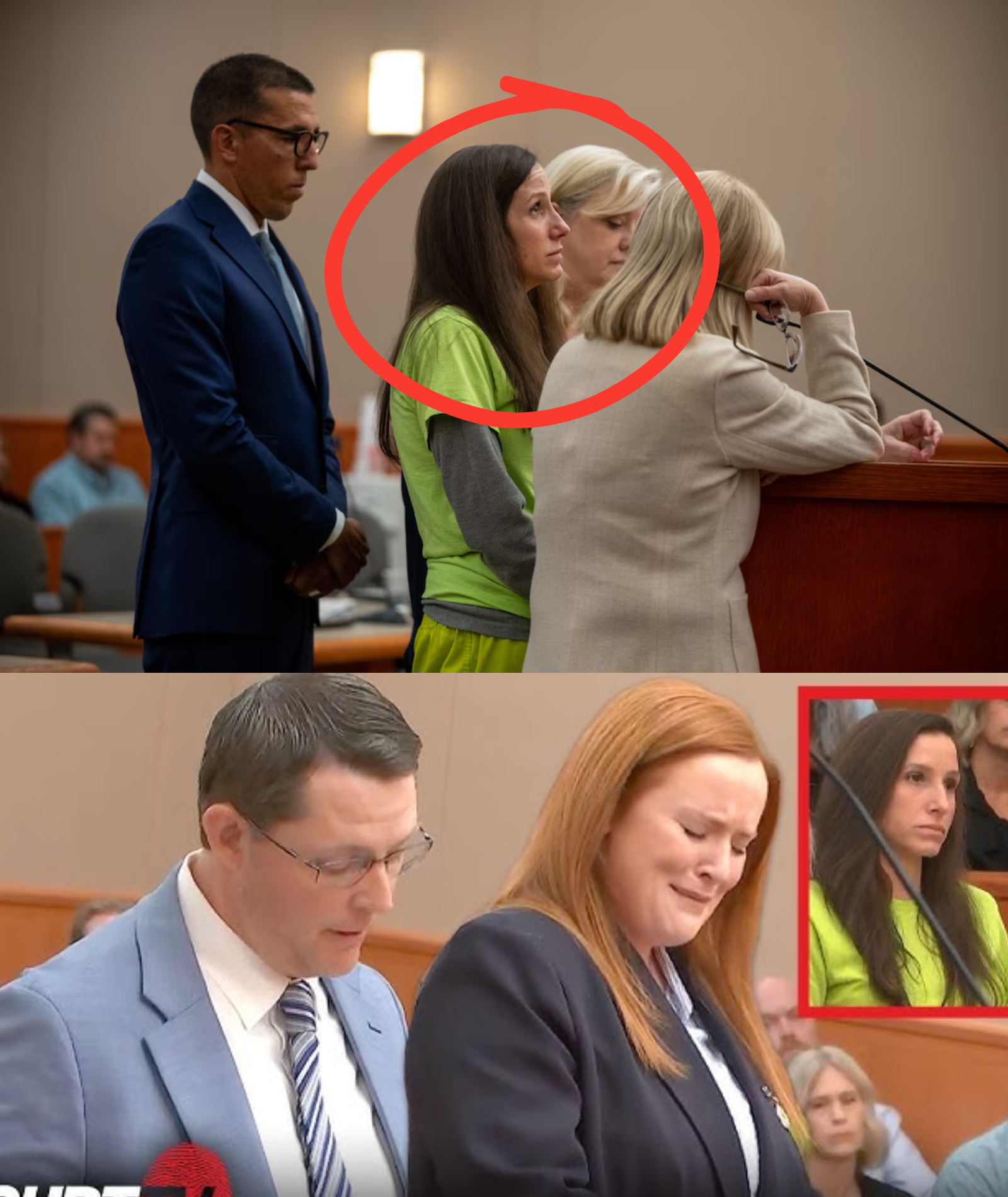 Kouri Richins speaks at her sentencing hearing after being convicted of murder, says six words and has her lawyer release a six-minute video that leaves the entire courtroom silent—then horrified