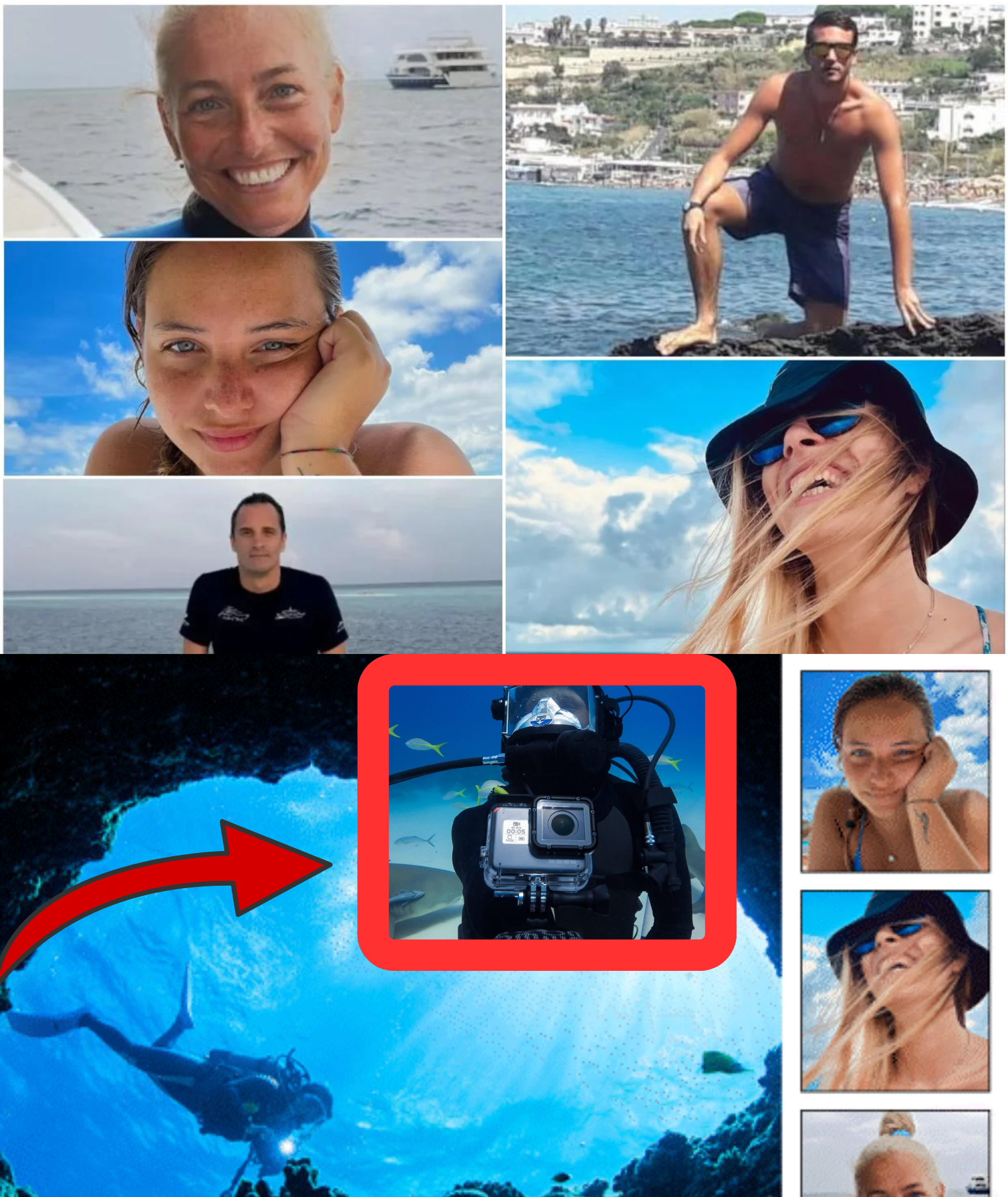 Police Recovered a 38-Minute Video From an Action Camera in the Case of 5 Italians Who Died Beneath the Maldives Sea, Revealing Their Final Terrifying Moments