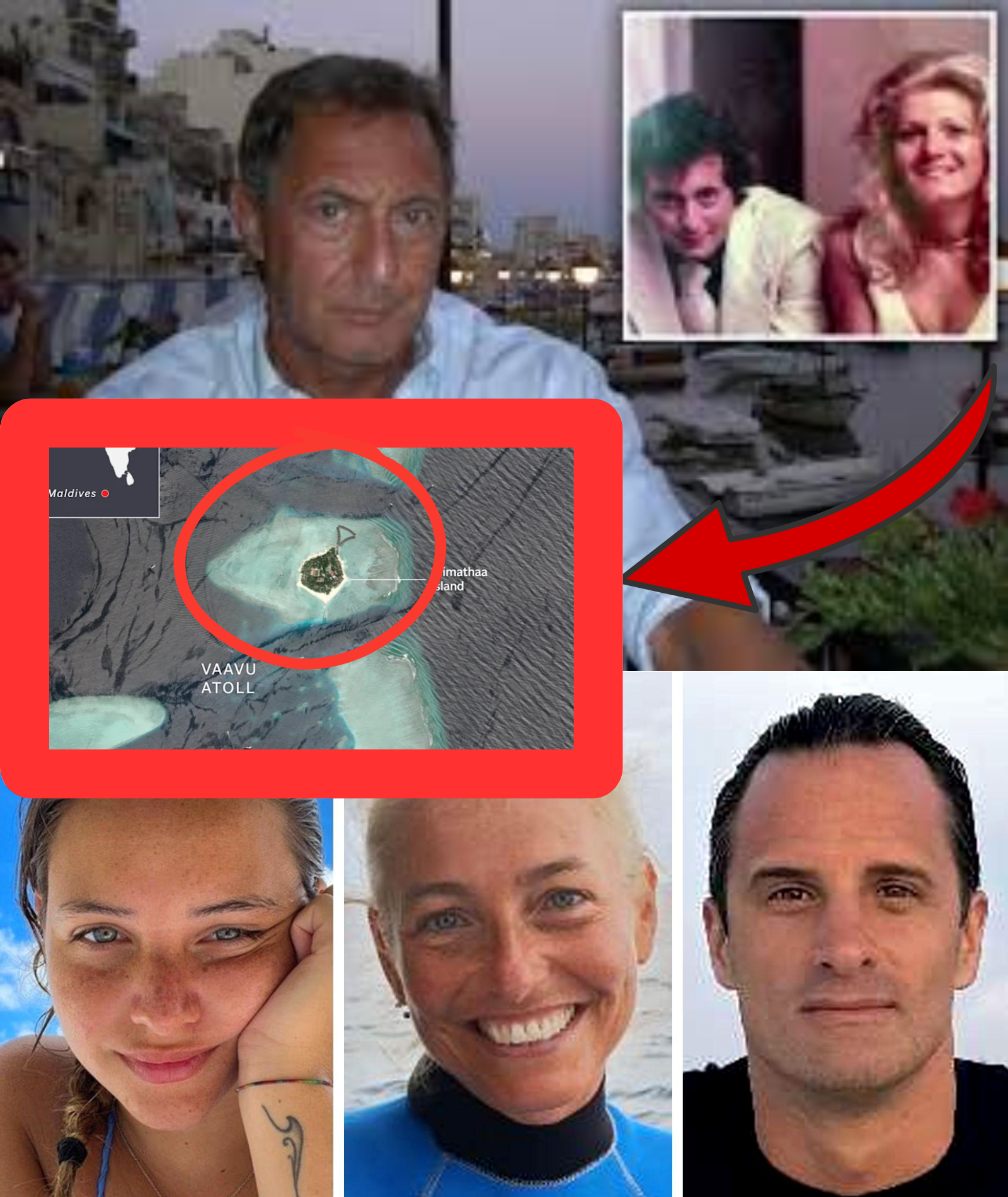 The husband who lost his wife in the Maldives 40 years ago recalls horrifying memories after 5 Italian tourists failed to survive at the same doomed location
