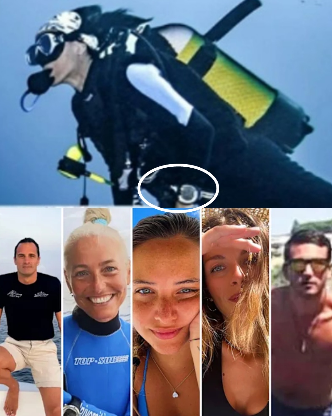 A crucial detail has just been revealed by the family of victim Giorgia Sommacal: Her wristwatch stopped at a very specific time before the group of five disappeared