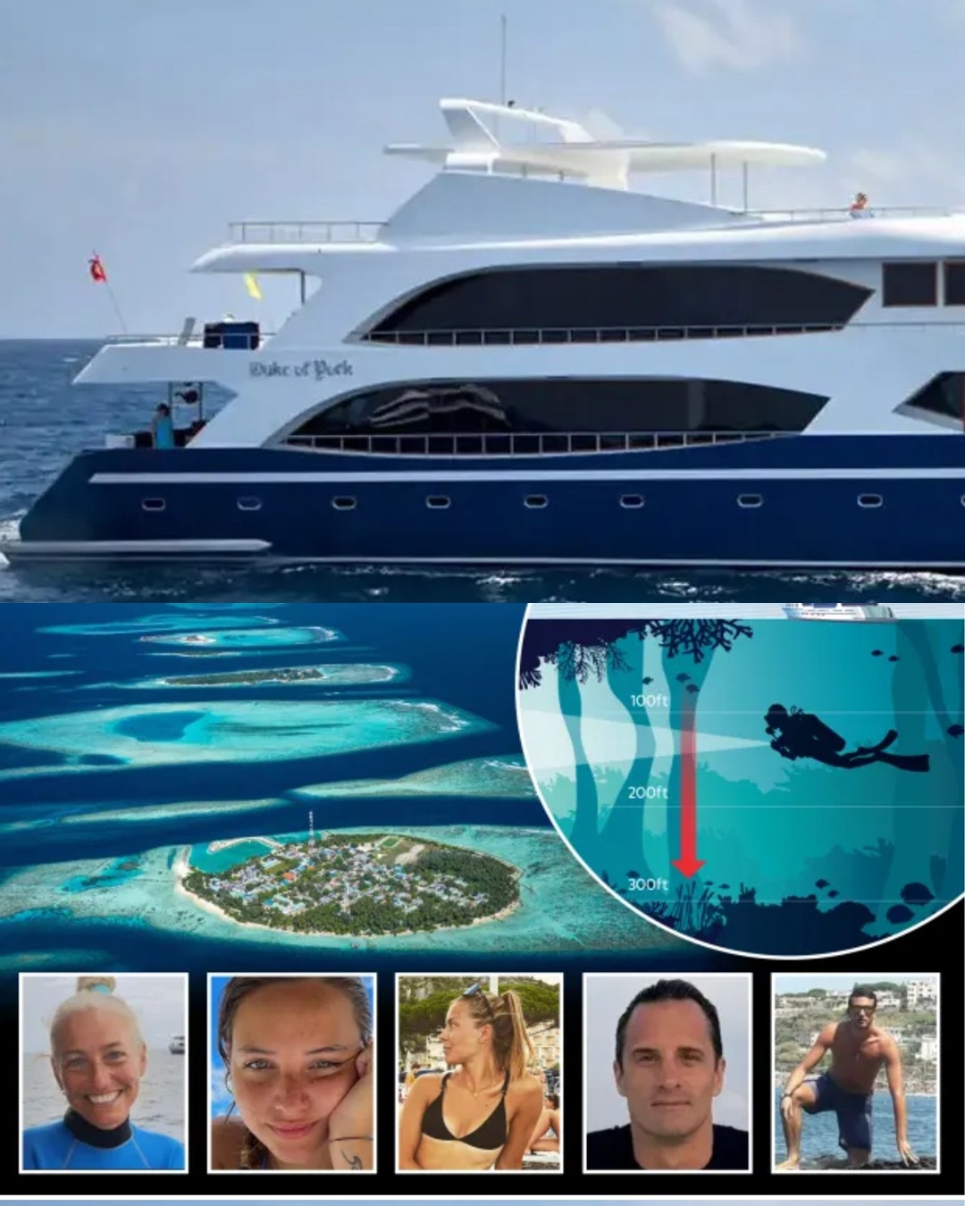 MALDIVES LUXURY YACHT TRIP TURNS DEADLY: 5 ITALIANS LOST INSIDE UNDERWATER CAVE