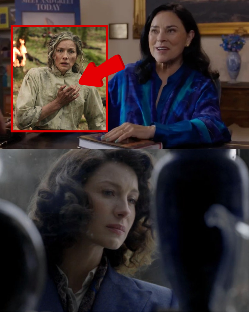 Diana Gabaldon, the author of Outlander, makes a cameo appearance right next to a blue vase in the post-credits scene of the series finale (Season 8, Episode 10)…