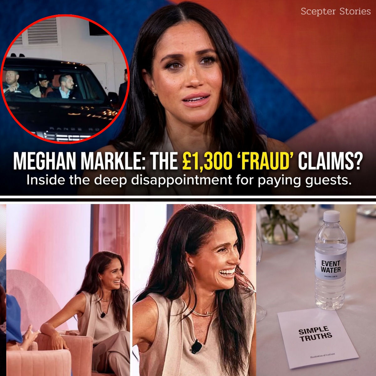 “SHE IS A FRAUD” — AUDIENCE OUTRAGED AFTER PAYING NEARLY $3,000 (≈ £1,300) JUST TO WAIT FOR MEGHAN TO APPEAR