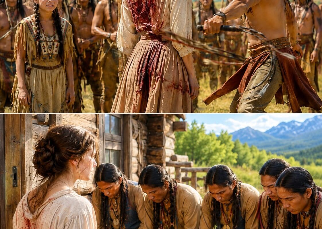 She stepped forward and took ten lashes meant for a Cheyenne girl — The next day, the girl’s five brothers knelt at her door