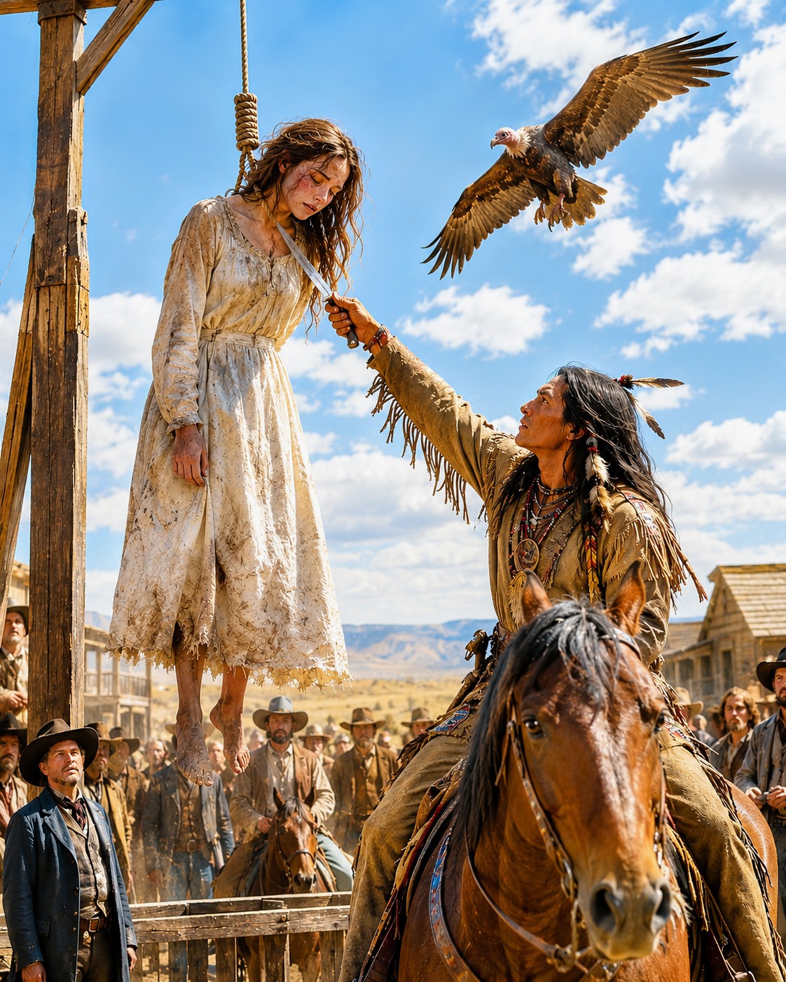 A Mob Hanged a 17-Year-Old Girl and Left Her for the Buzzards—A Comanche Warrior Heard Her Finger Move and Cut Her Down