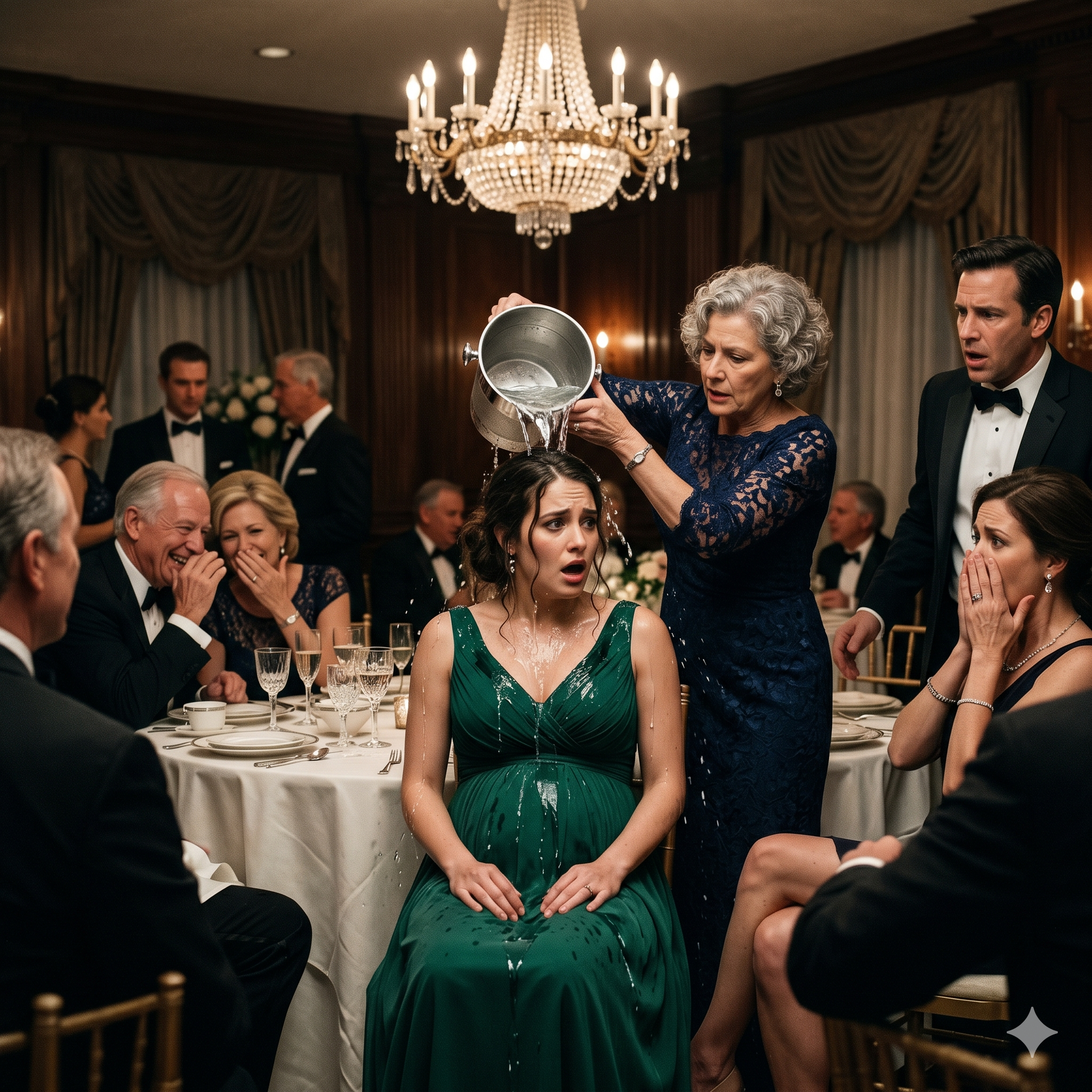 THEY CALLED ME A BROKE PREGNANT BURDEN… THEN CORPORATE SECURITY WALKED INTO THEIR DINING ROOM